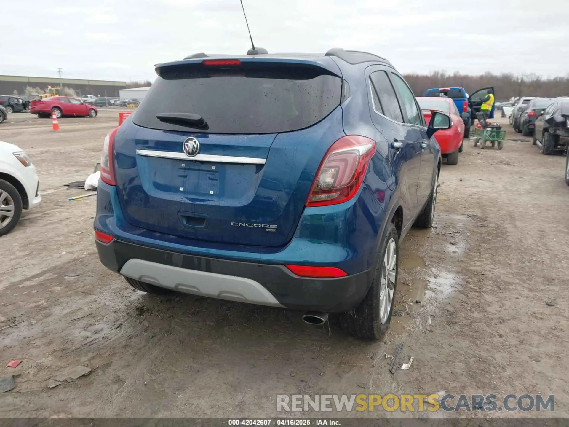 4 fotografías del automóvil dañado KL4CJESB2KB796371 BUICK ENCORE 2019