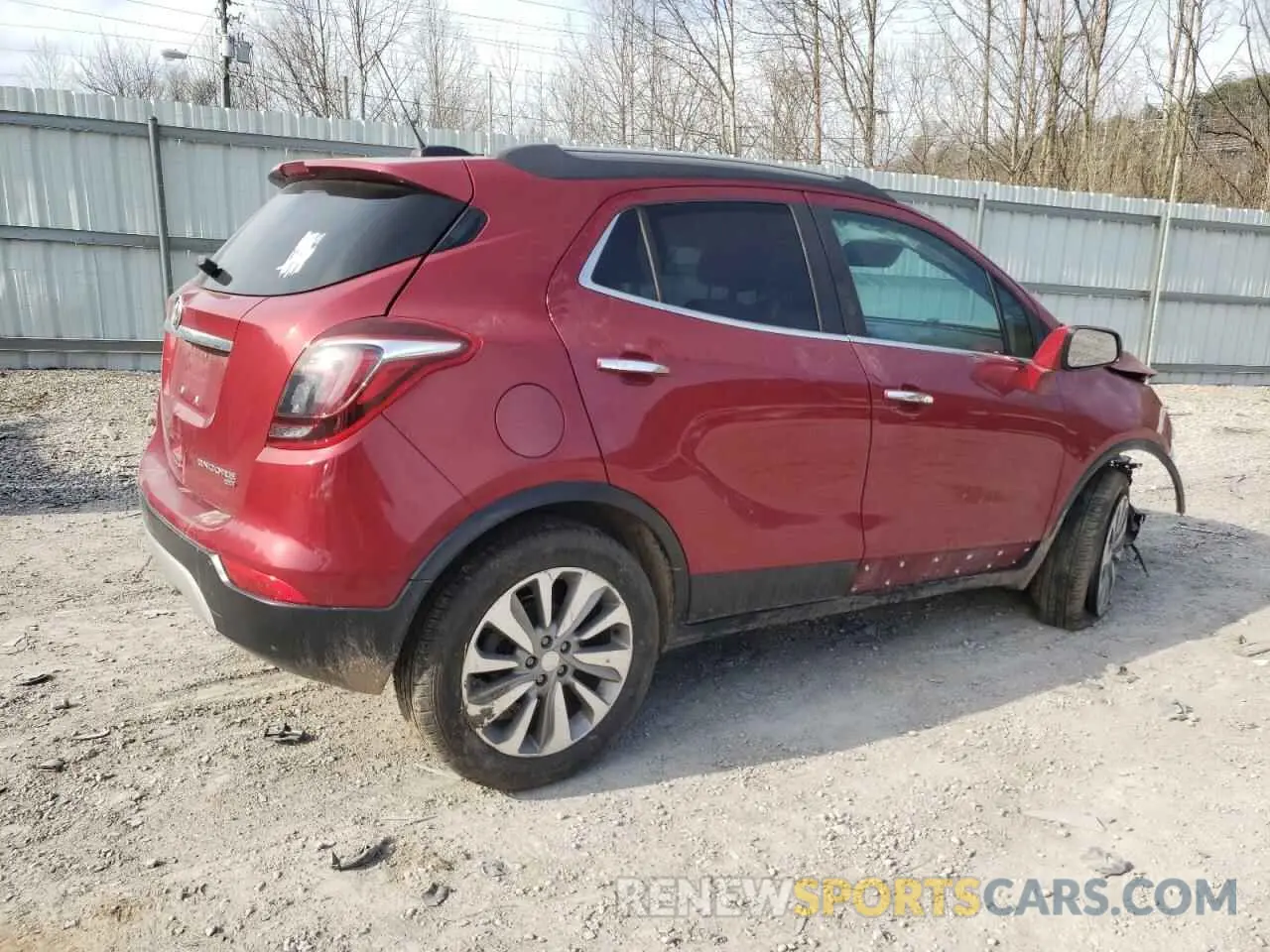 3 fotografías del automóvil dañado KL4CJESB3KB759698 BUICK ENCORE 2019