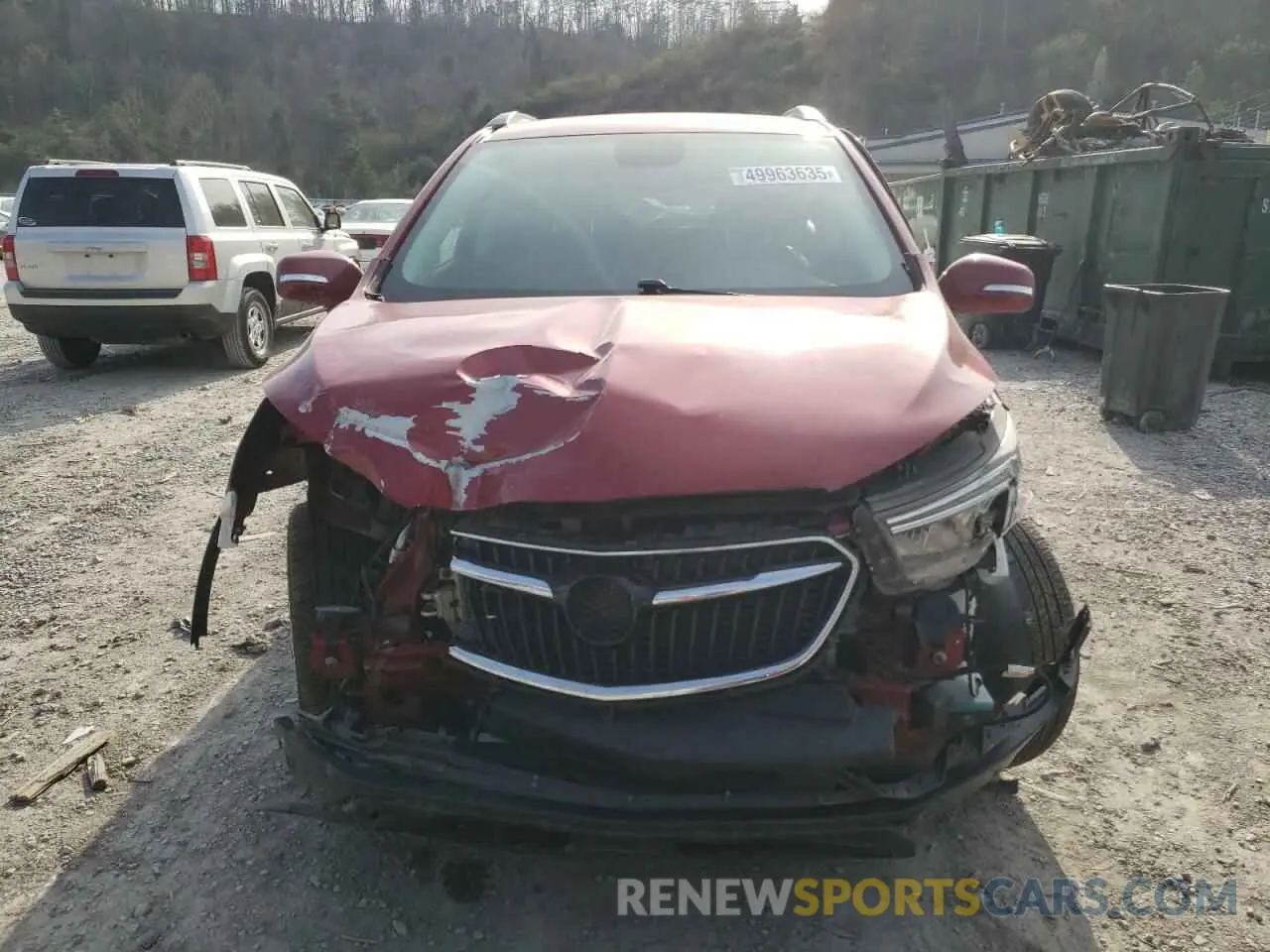 5 fotografías del automóvil dañado KL4CJESB3KB759698 BUICK ENCORE 2019