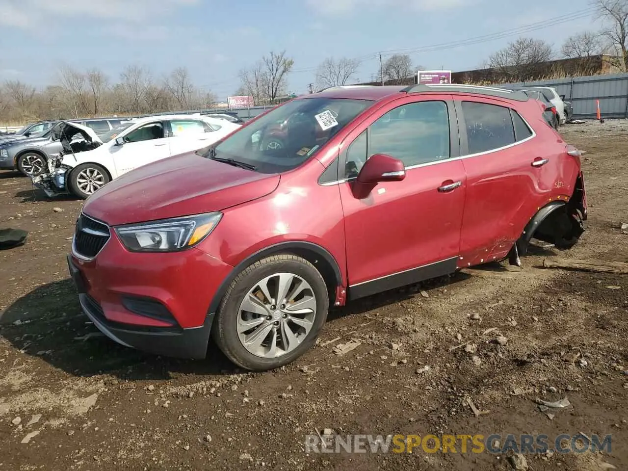 1 fotografías del automóvil dañado KL4CJESB3KB873958 BUICK ENCORE 2019