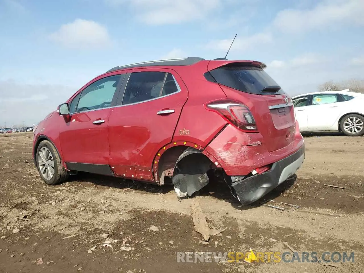 2 fotografías del automóvil dañado KL4CJESB3KB873958 BUICK ENCORE 2019