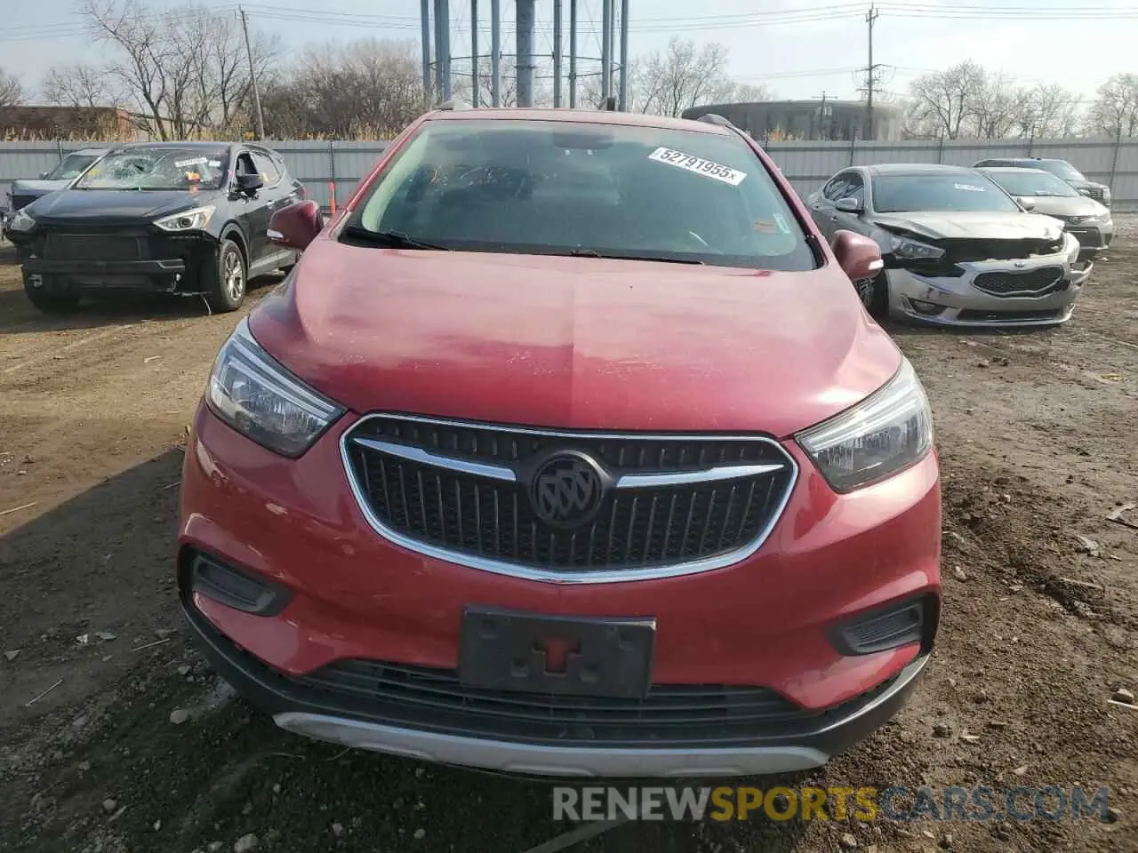 5 fotografías del automóvil dañado KL4CJESB3KB873958 BUICK ENCORE 2019