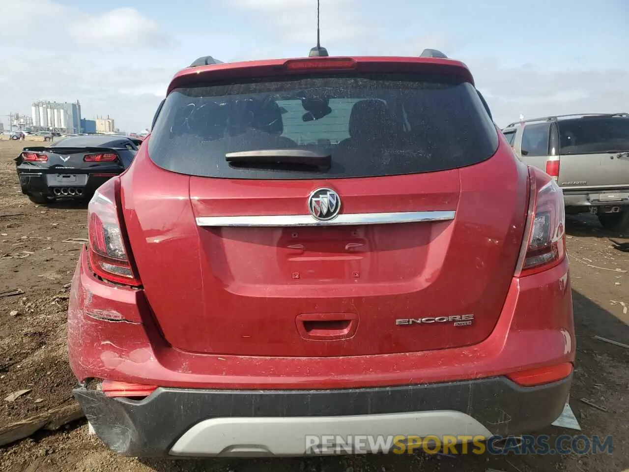 6 fotografías del automóvil dañado KL4CJESB3KB873958 BUICK ENCORE 2019
