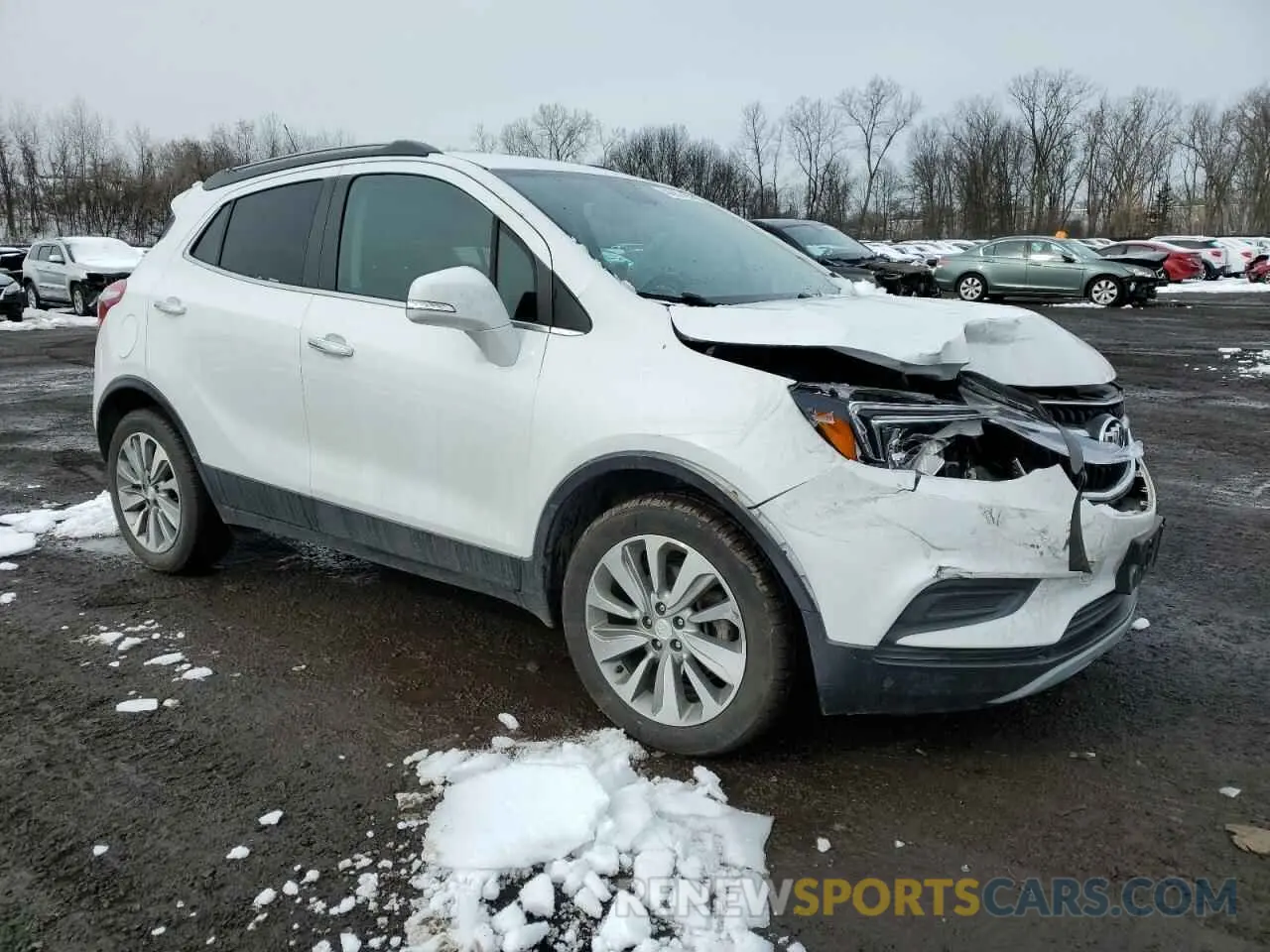 4 fotografías del automóvil dañado KL4CJESB5KB819562 BUICK ENCORE 2019
