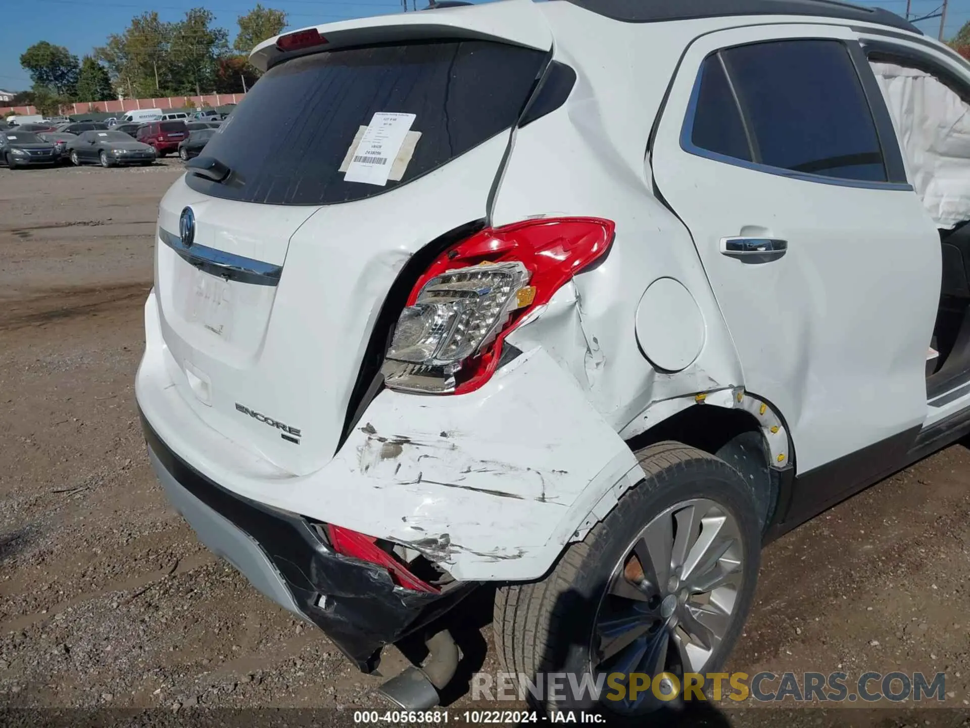 18 fotografías del automóvil dañado KL4CJESB7KB715638 BUICK ENCORE 2019