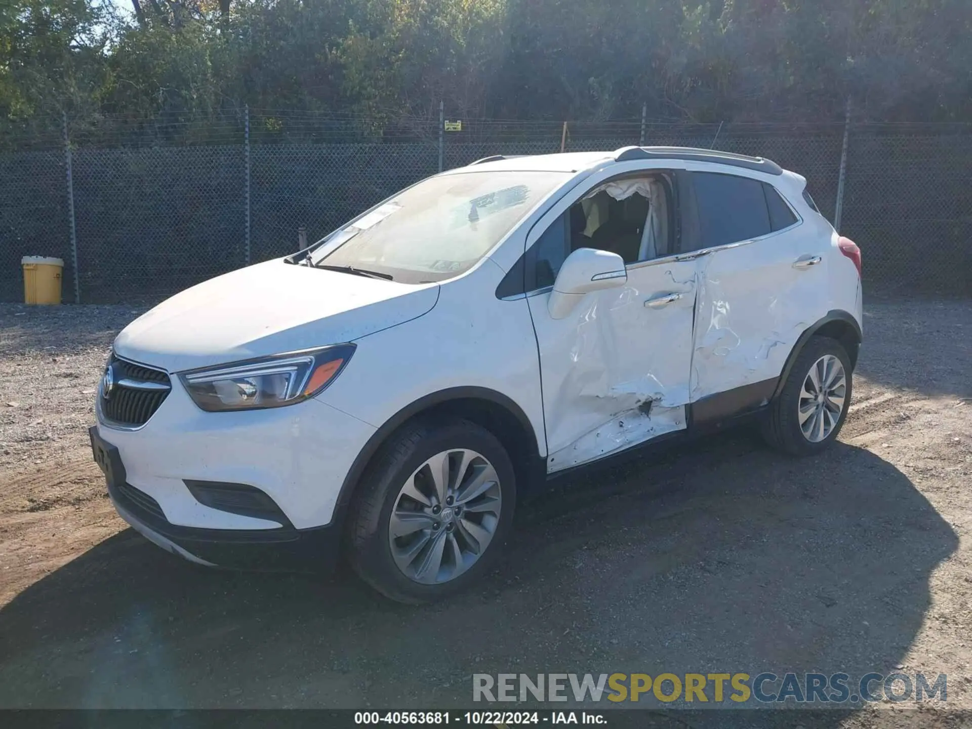 2 fotografías del automóvil dañado KL4CJESB7KB715638 BUICK ENCORE 2019