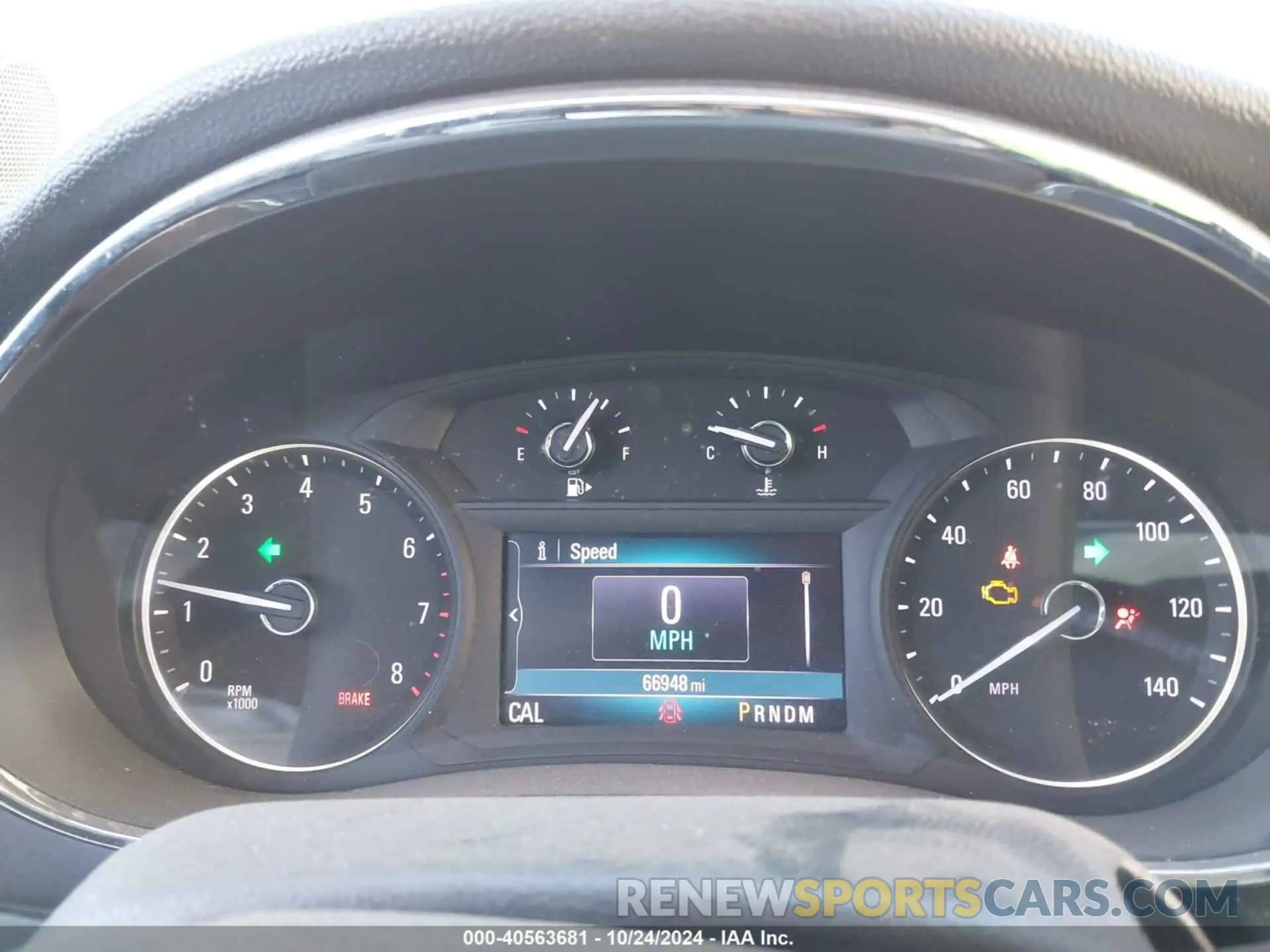 7 fotografías del automóvil dañado KL4CJESB7KB715638 BUICK ENCORE 2019