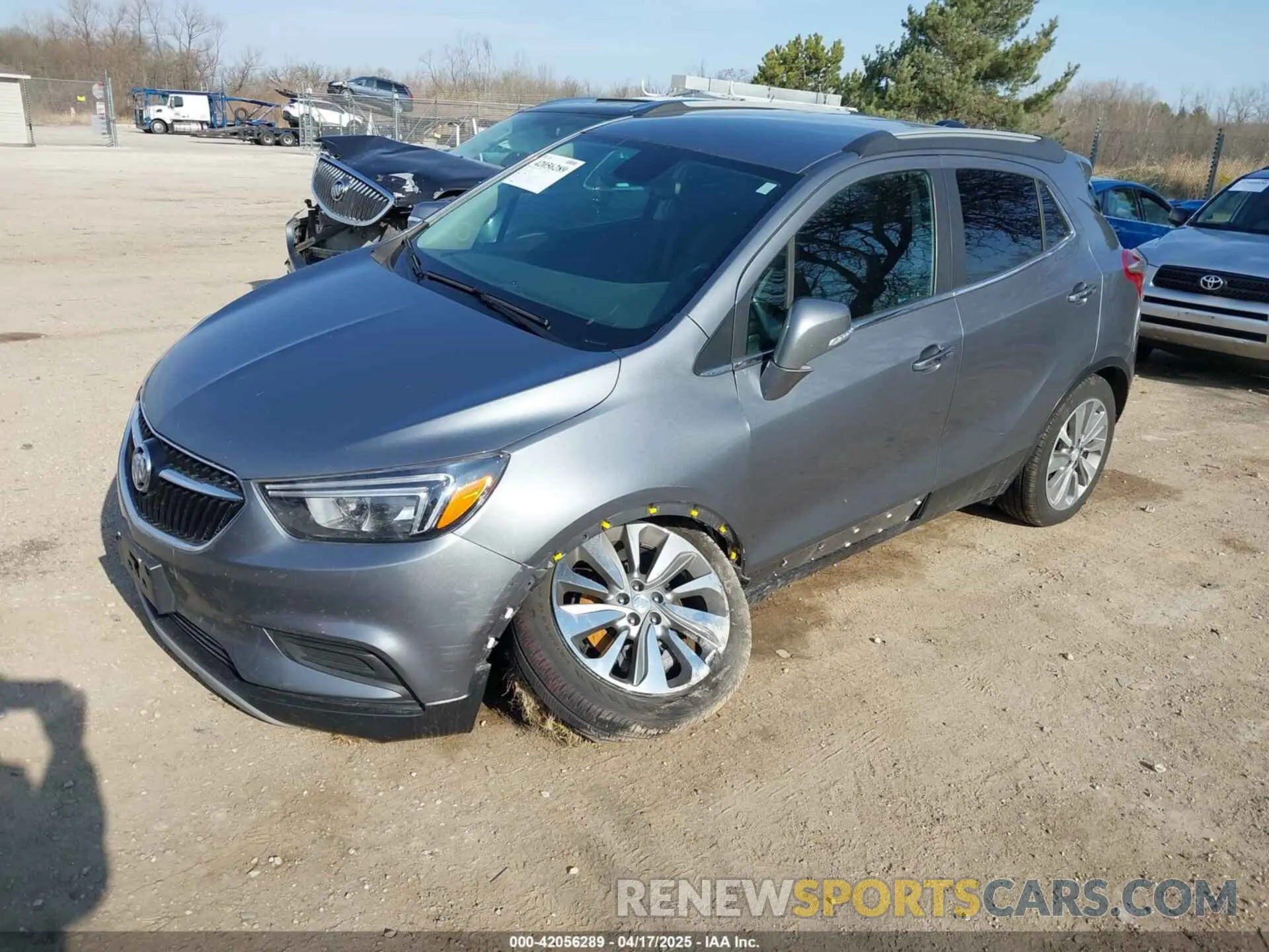 2 fotografías del automóvil dañado KL4CJESB7KB773653 BUICK ENCORE 2019