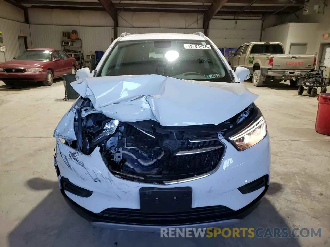 5 fotografías del automóvil dañado KL4CJESB8KB860798 BUICK ENCORE 2019