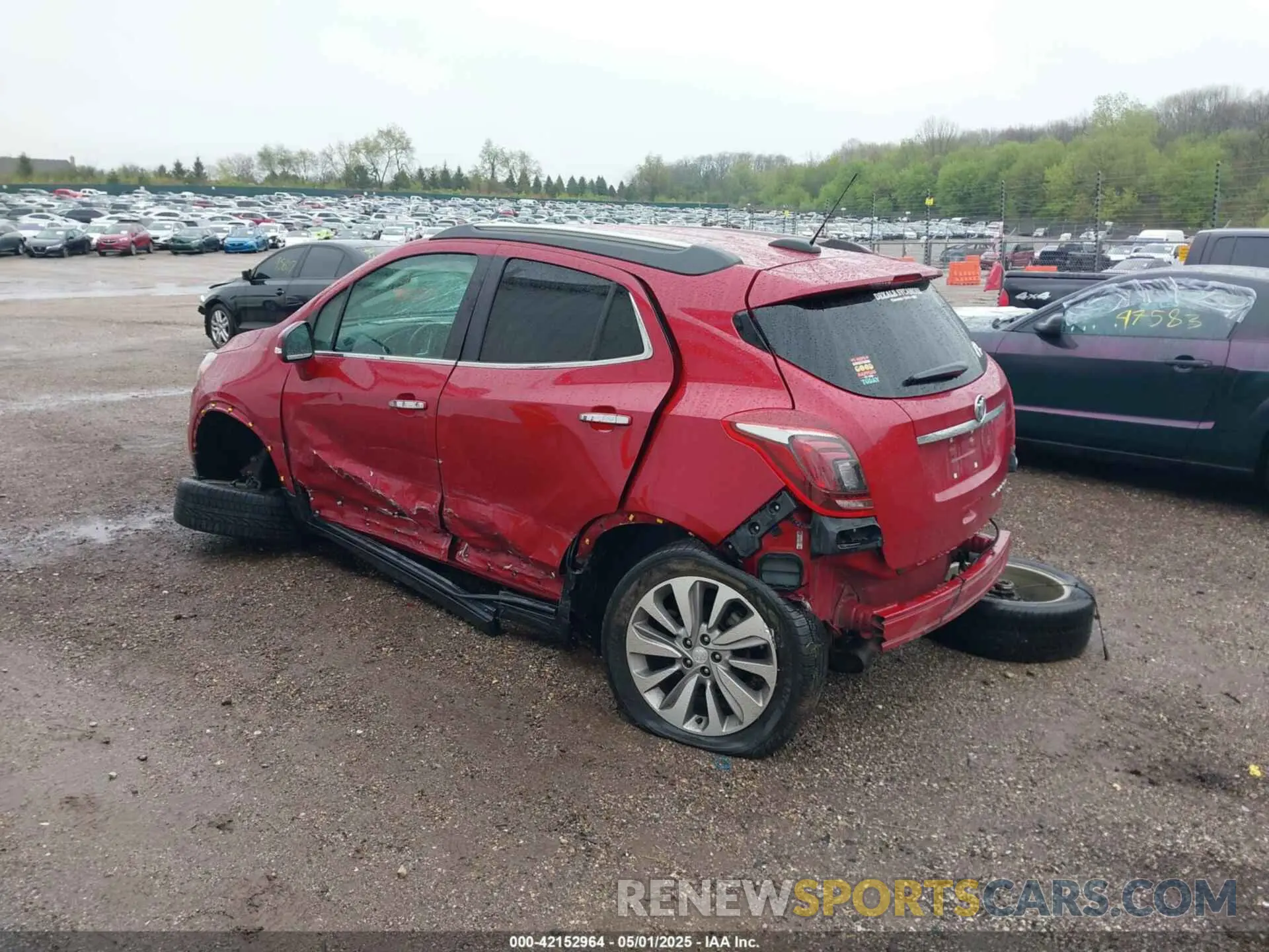 3 fotografías del automóvil dañado KL4CJESB8KB948640 BUICK ENCORE 2019
