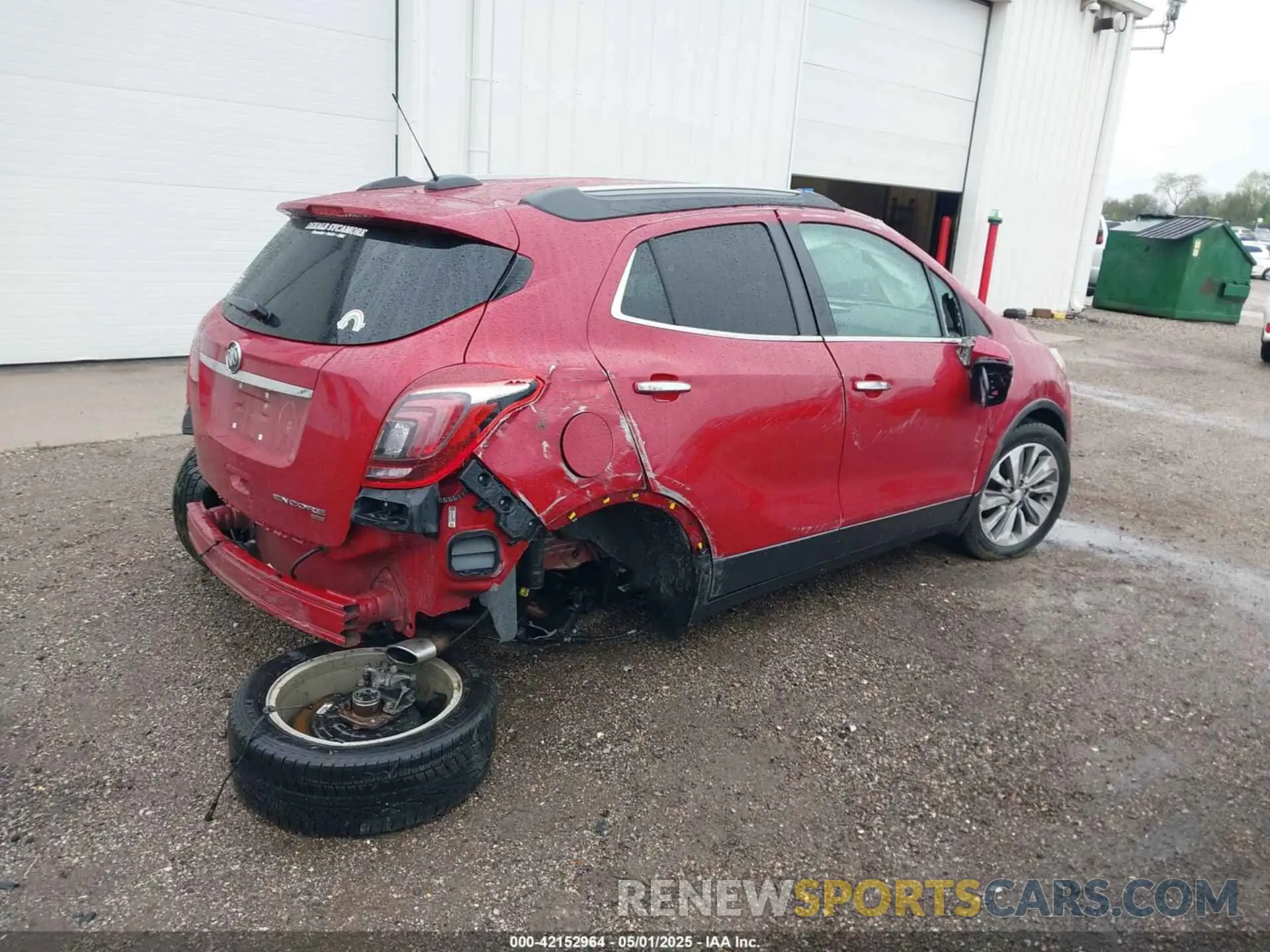4 fotografías del automóvil dañado KL4CJESB8KB948640 BUICK ENCORE 2019