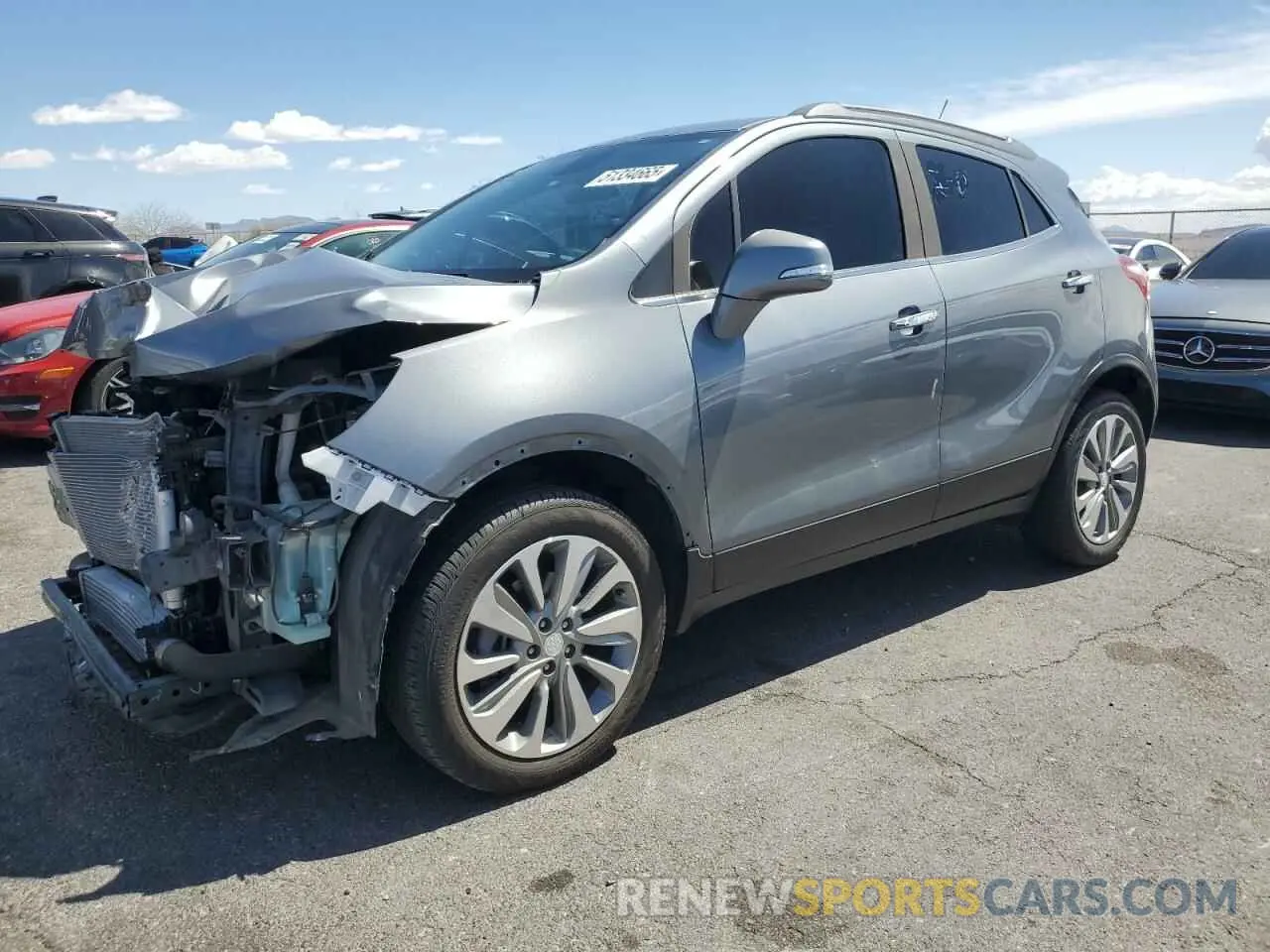 1 fotografías del automóvil dañado KL4CJESB9KB834047 BUICK ENCORE 2019