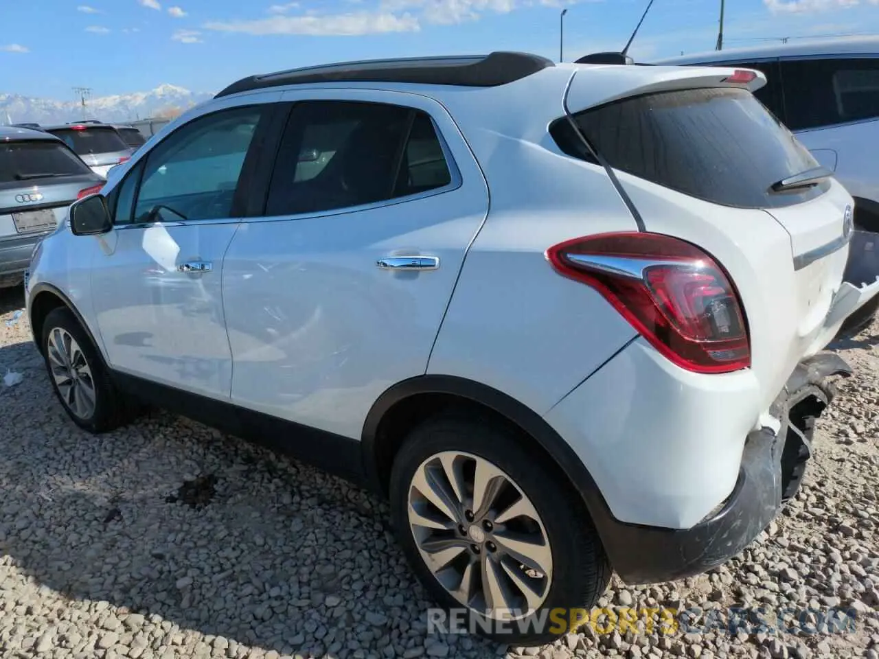 2 fotografías del automóvil dañado KL4CJESBXKB705413 BUICK ENCORE 2019