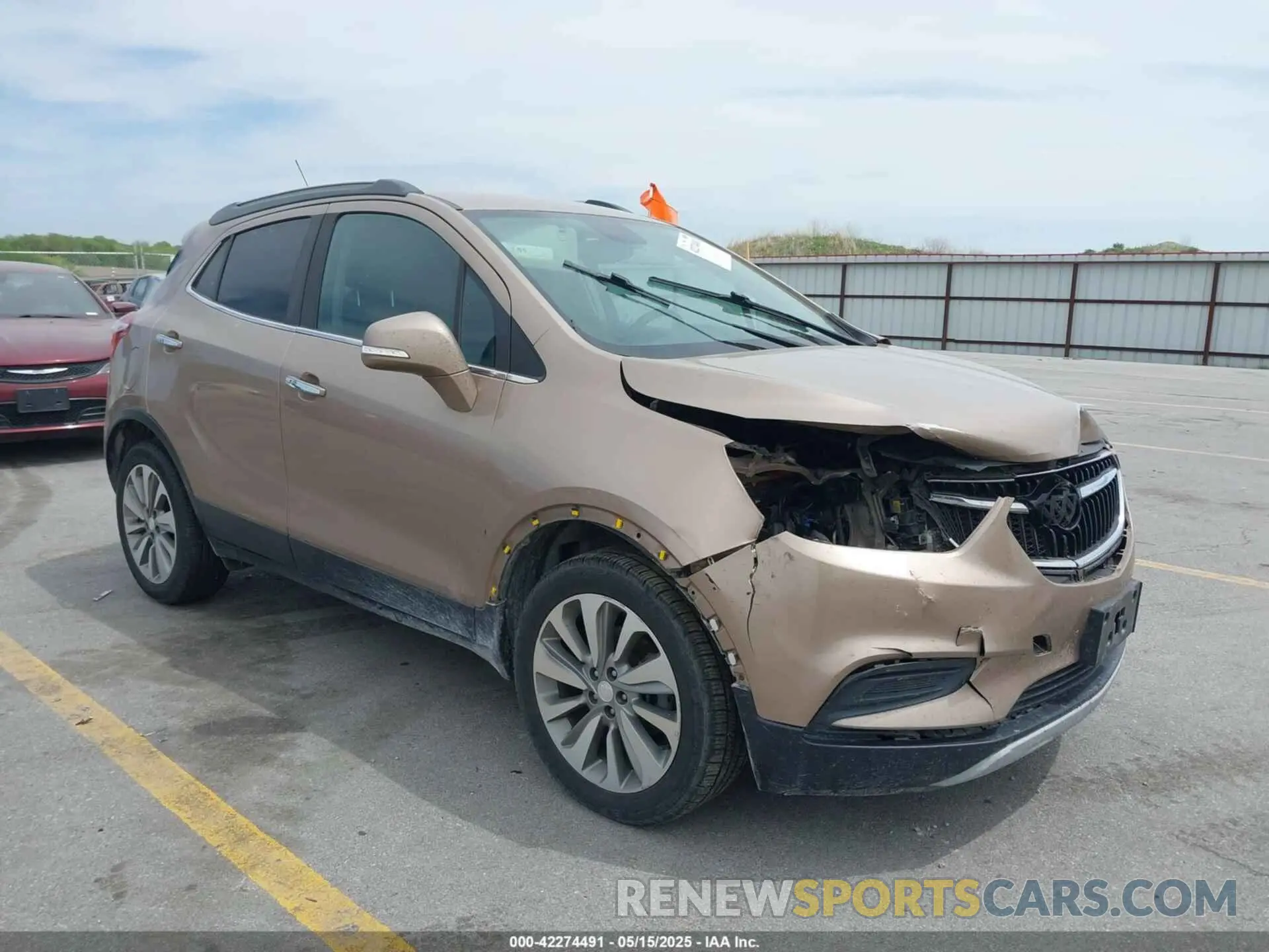 1 fotografías del automóvil dañado KL4CJESBXKB847051 BUICK ENCORE 2019