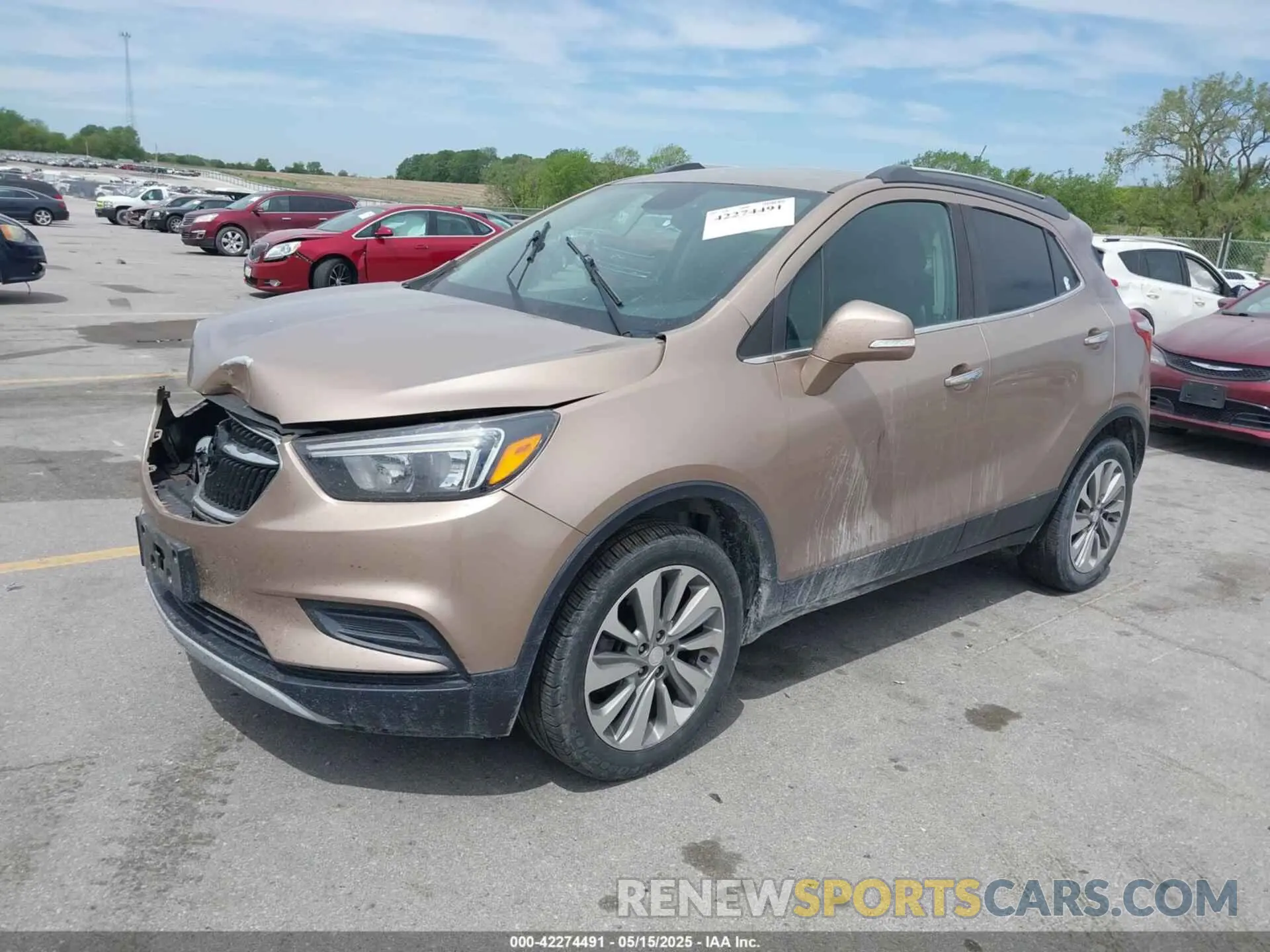 2 fotografías del automóvil dañado KL4CJESBXKB847051 BUICK ENCORE 2019