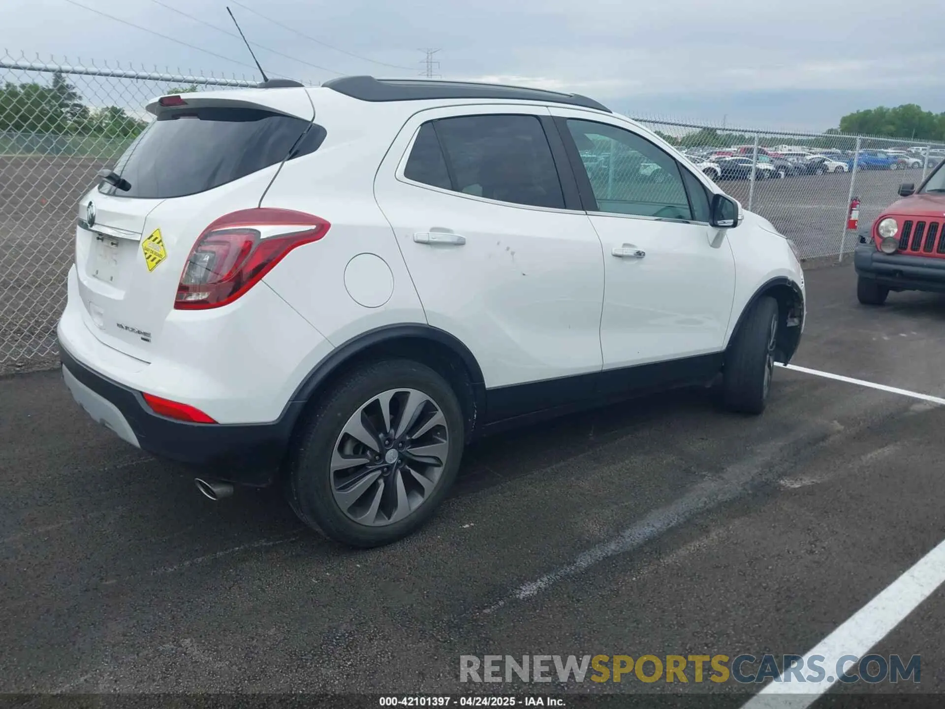 4 fotografías del automóvil dañado KL4CJGSM2KB876329 BUICK ENCORE 2019