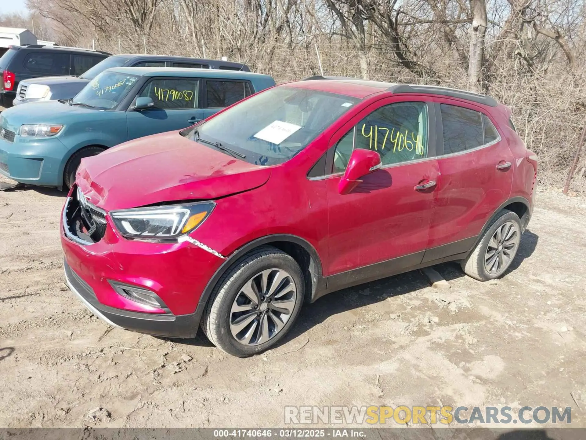 2 fotografías del automóvil dañado KL4CJGSM8KB955522 BUICK ENCORE 2019