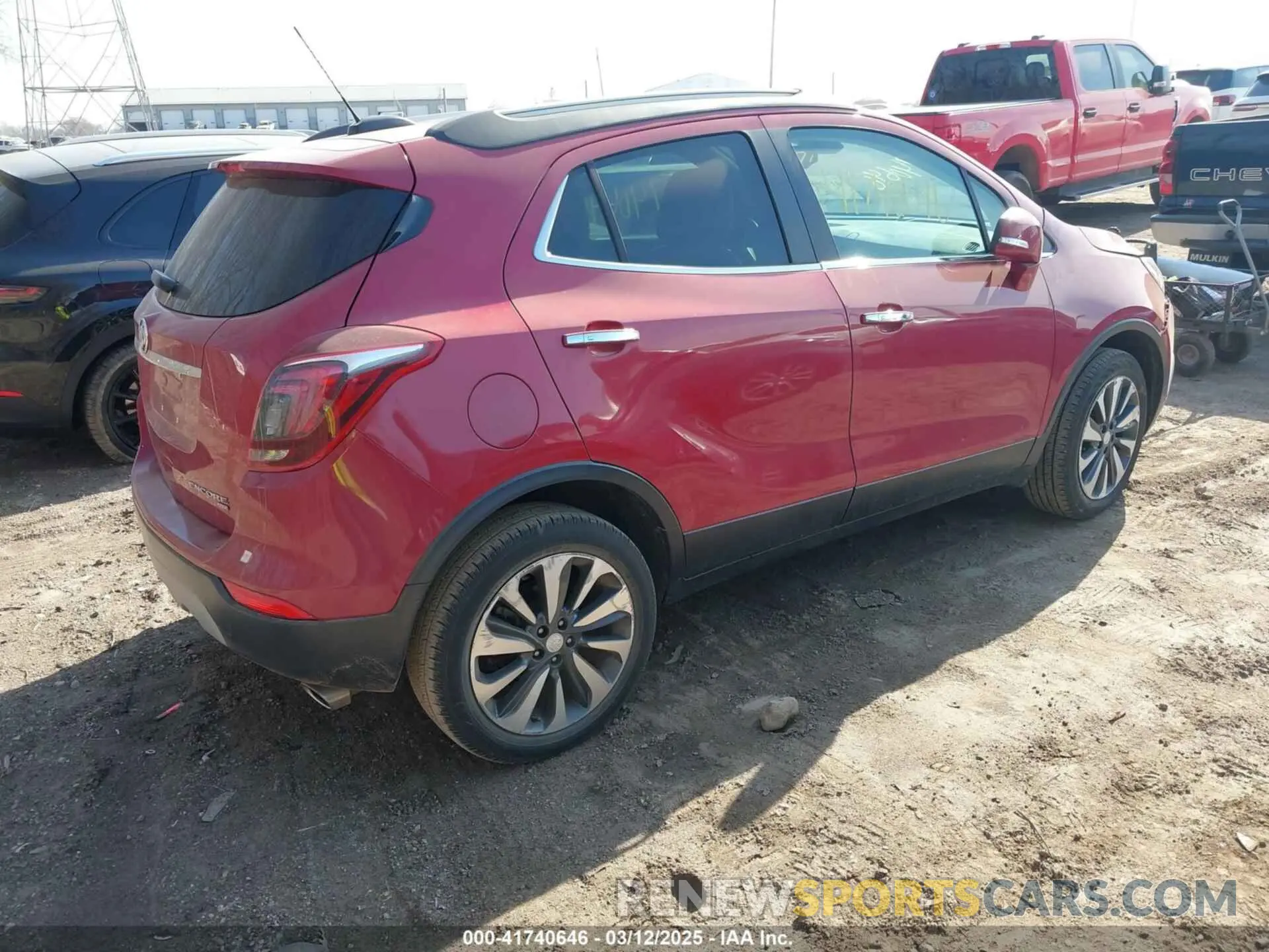 4 fotografías del automóvil dañado KL4CJGSM8KB955522 BUICK ENCORE 2019