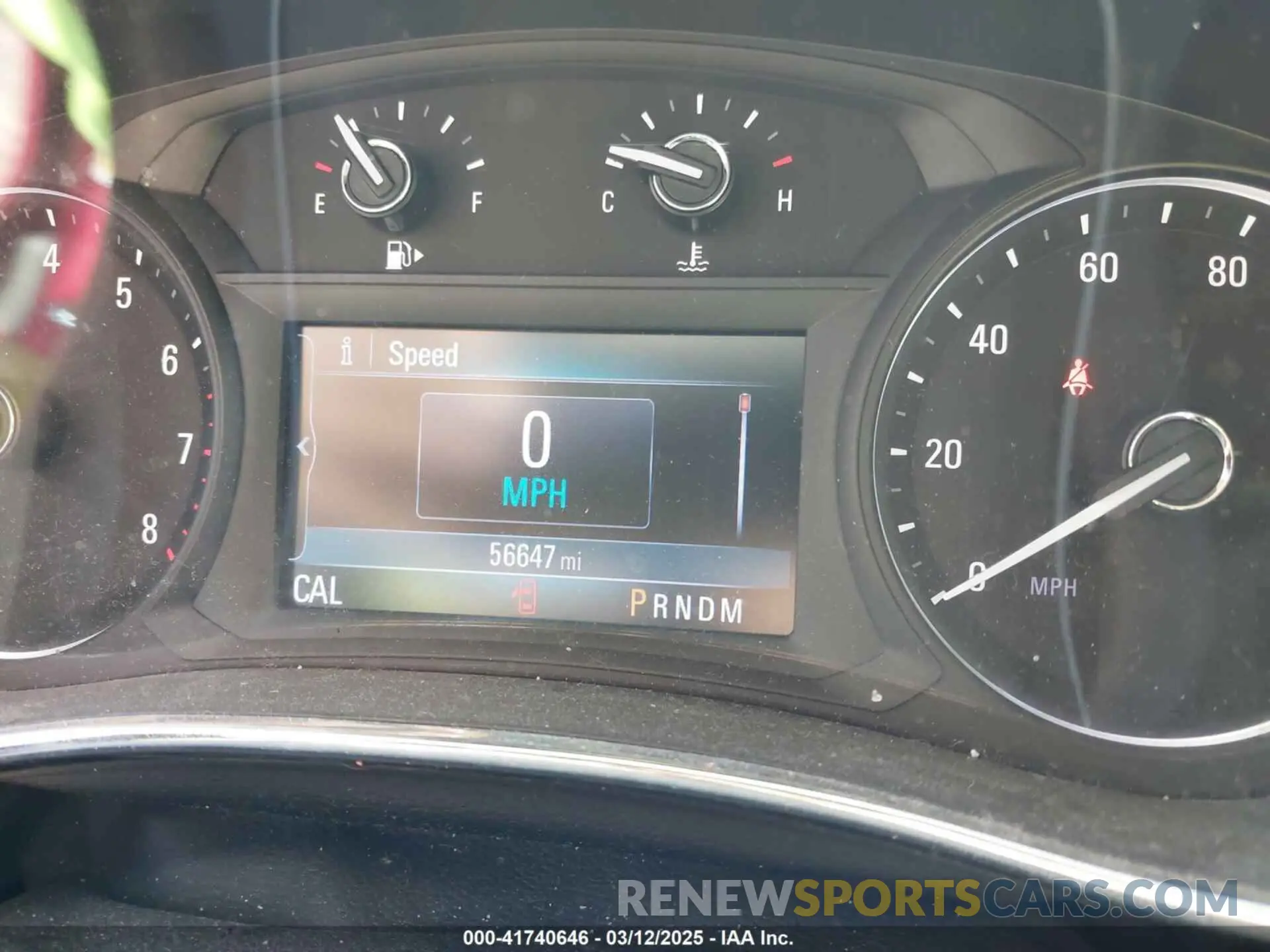 7 fotografías del automóvil dañado KL4CJGSM8KB955522 BUICK ENCORE 2019