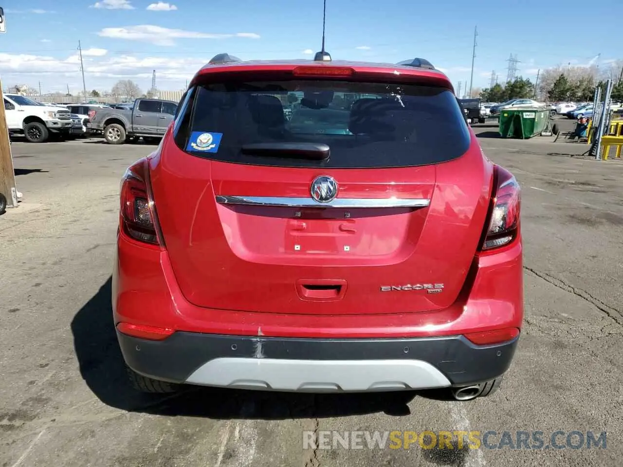 6 fotografías del automóvil dañado KL4CJGSMXKB857270 BUICK ENCORE 2019