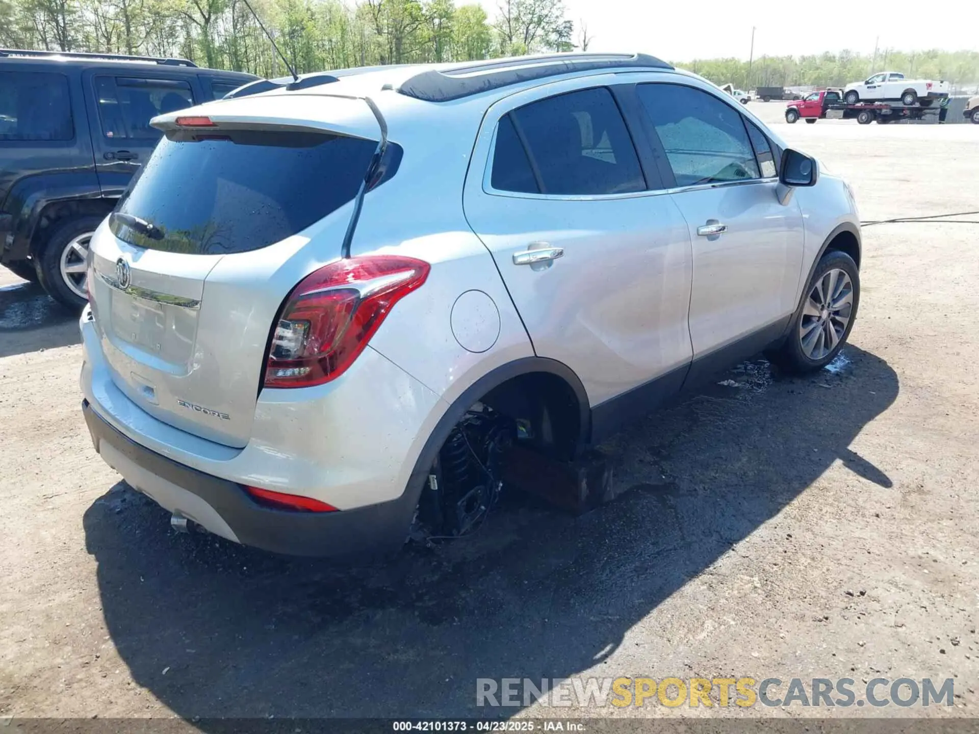 4 fotografías del automóvil dañado KL4CJASB0LB015096 BUICK ENCORE 2020