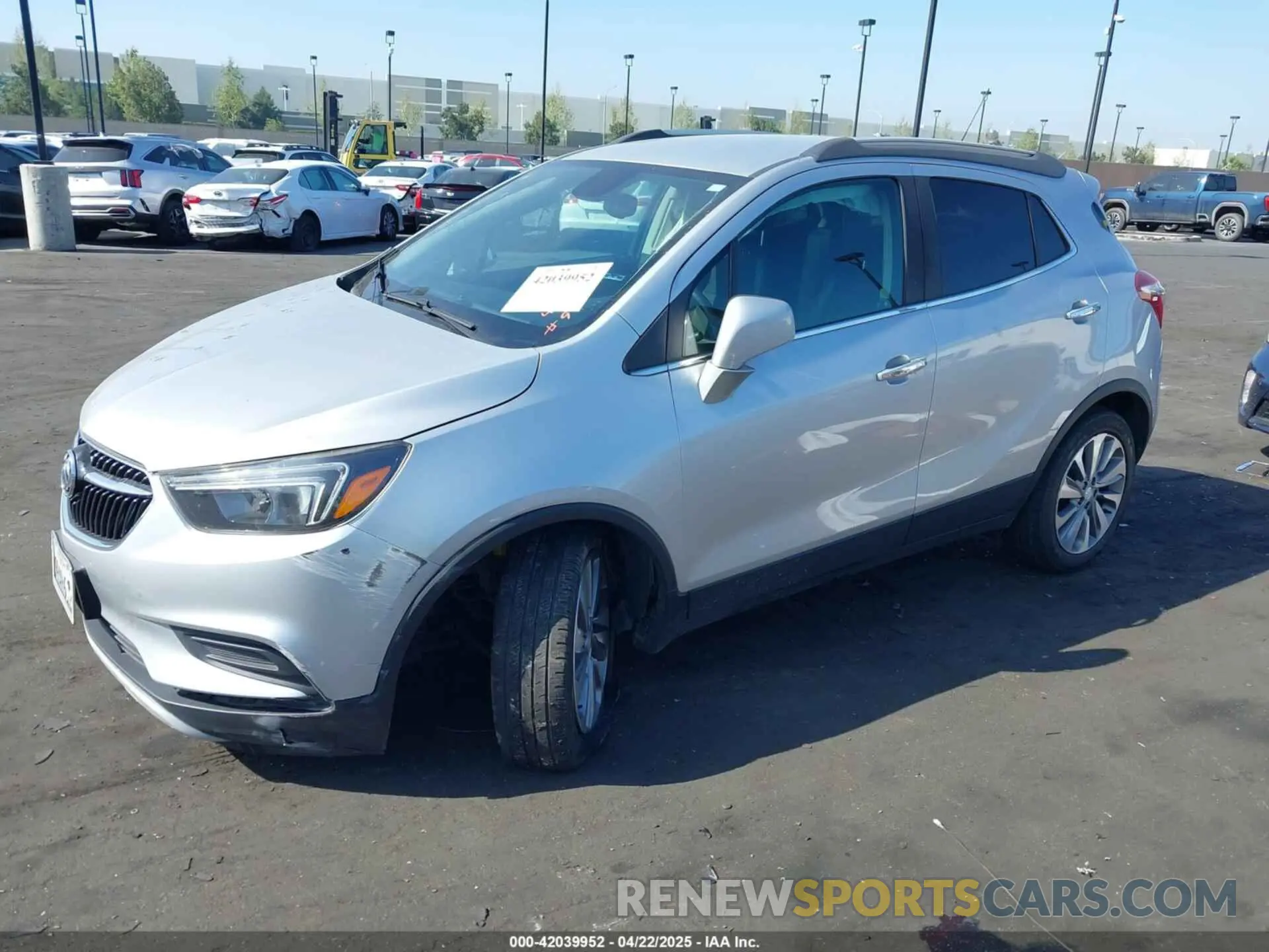 2 fotografías del automóvil dañado KL4CJASB1LB014510 BUICK ENCORE 2020