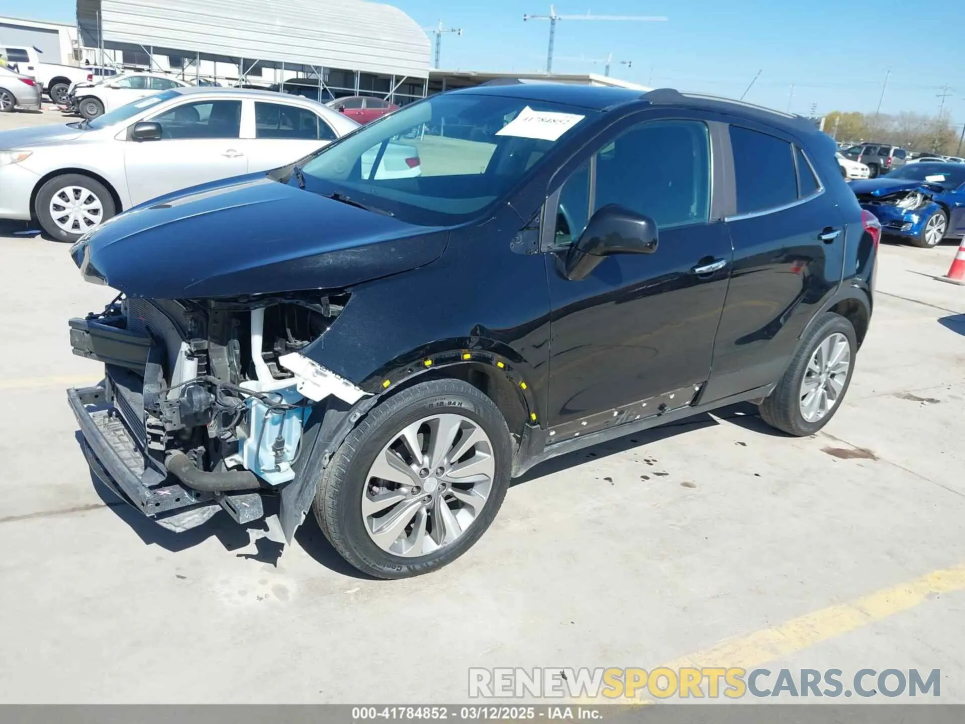2 fotografías del automóvil dañado KL4CJASB1LB053503 BUICK ENCORE 2020