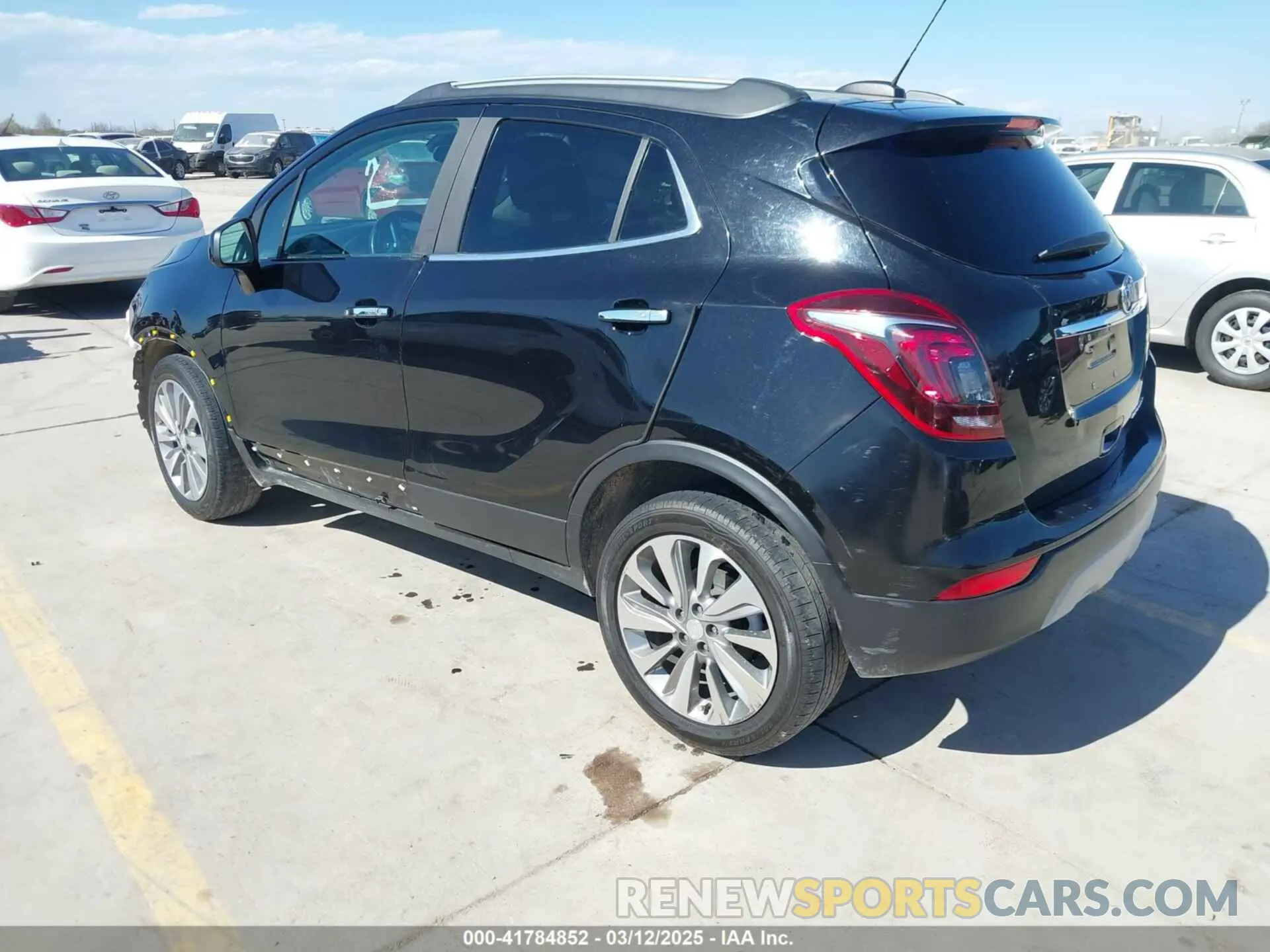 3 fotografías del automóvil dañado KL4CJASB1LB053503 BUICK ENCORE 2020