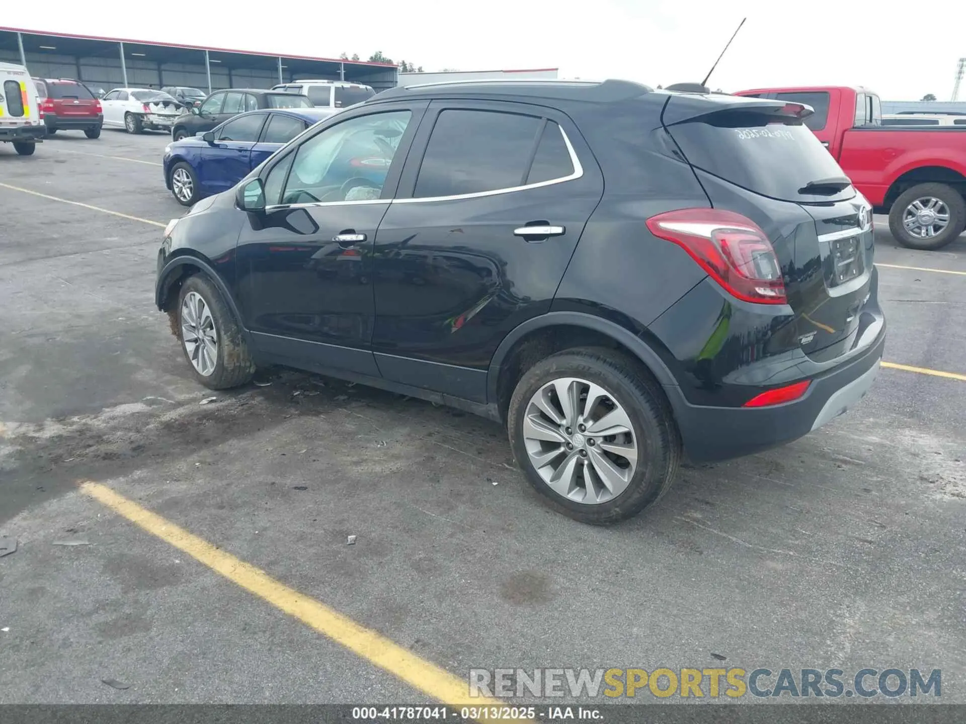 3 fotografías del automóvil dañado KL4CJASB2LB009896 BUICK ENCORE 2020