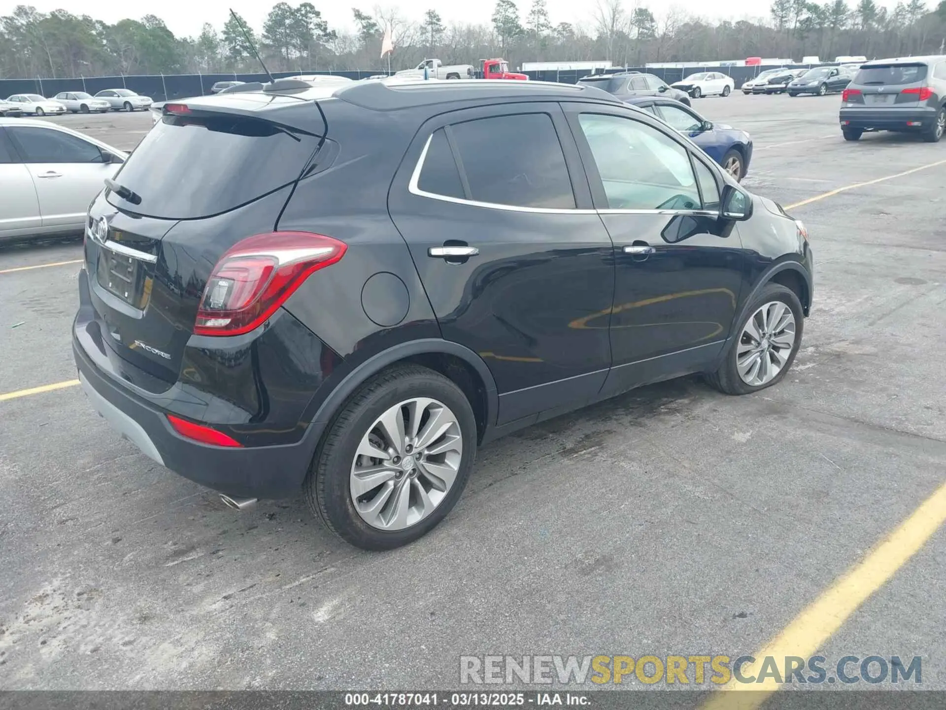 4 fotografías del automóvil dañado KL4CJASB2LB009896 BUICK ENCORE 2020