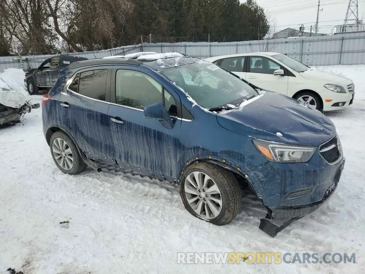 4 fotografías del automóvil dañado KL4CJASB2LB043921 BUICK ENCORE 2020