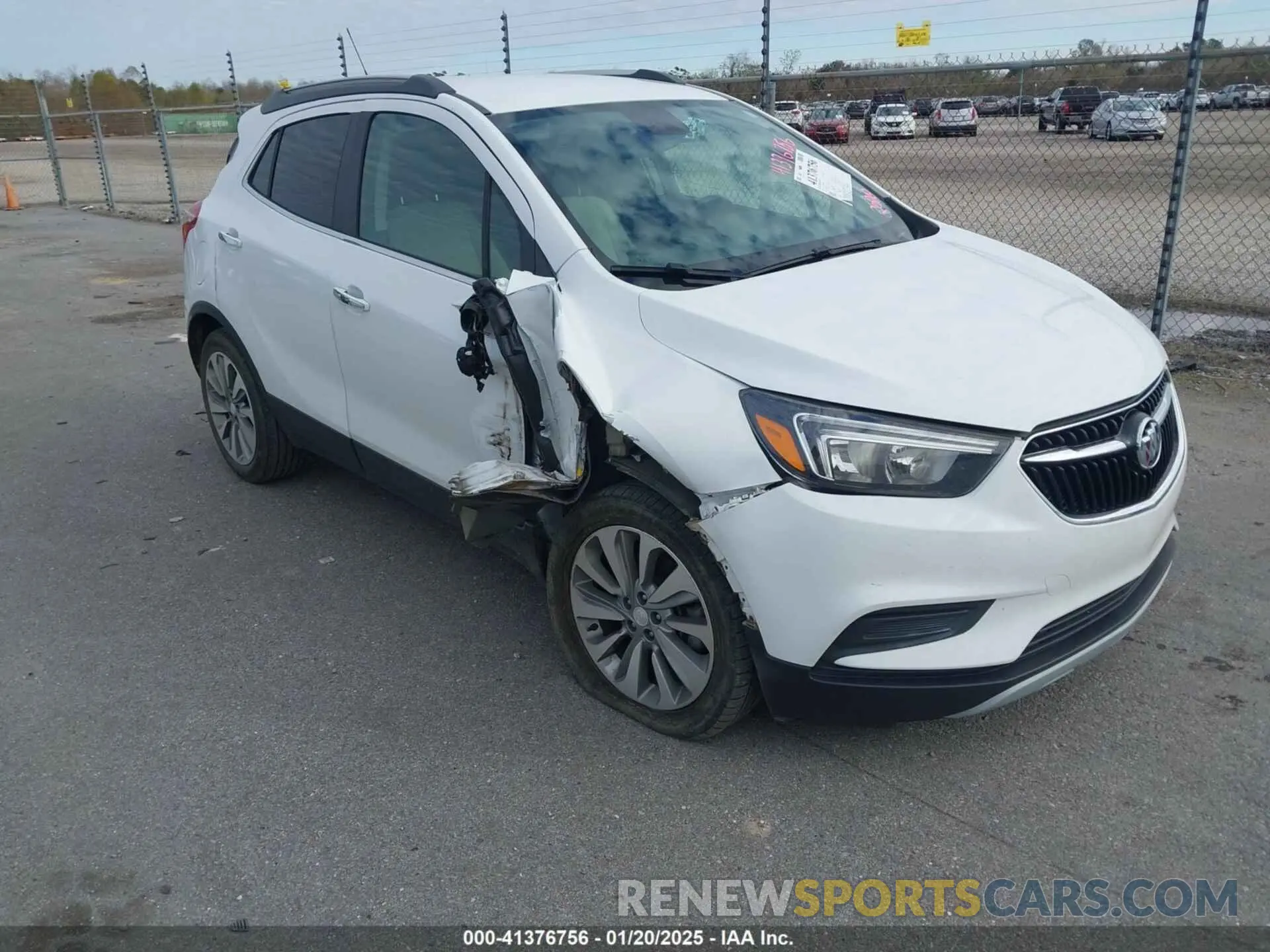 1 fotografías del automóvil dañado KL4CJASB2LB051694 BUICK ENCORE 2020