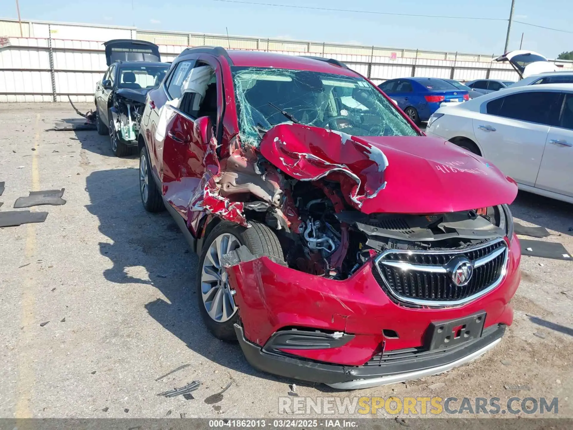 1 fotografías del automóvil dañado KL4CJASB2LB067068 BUICK ENCORE 2020