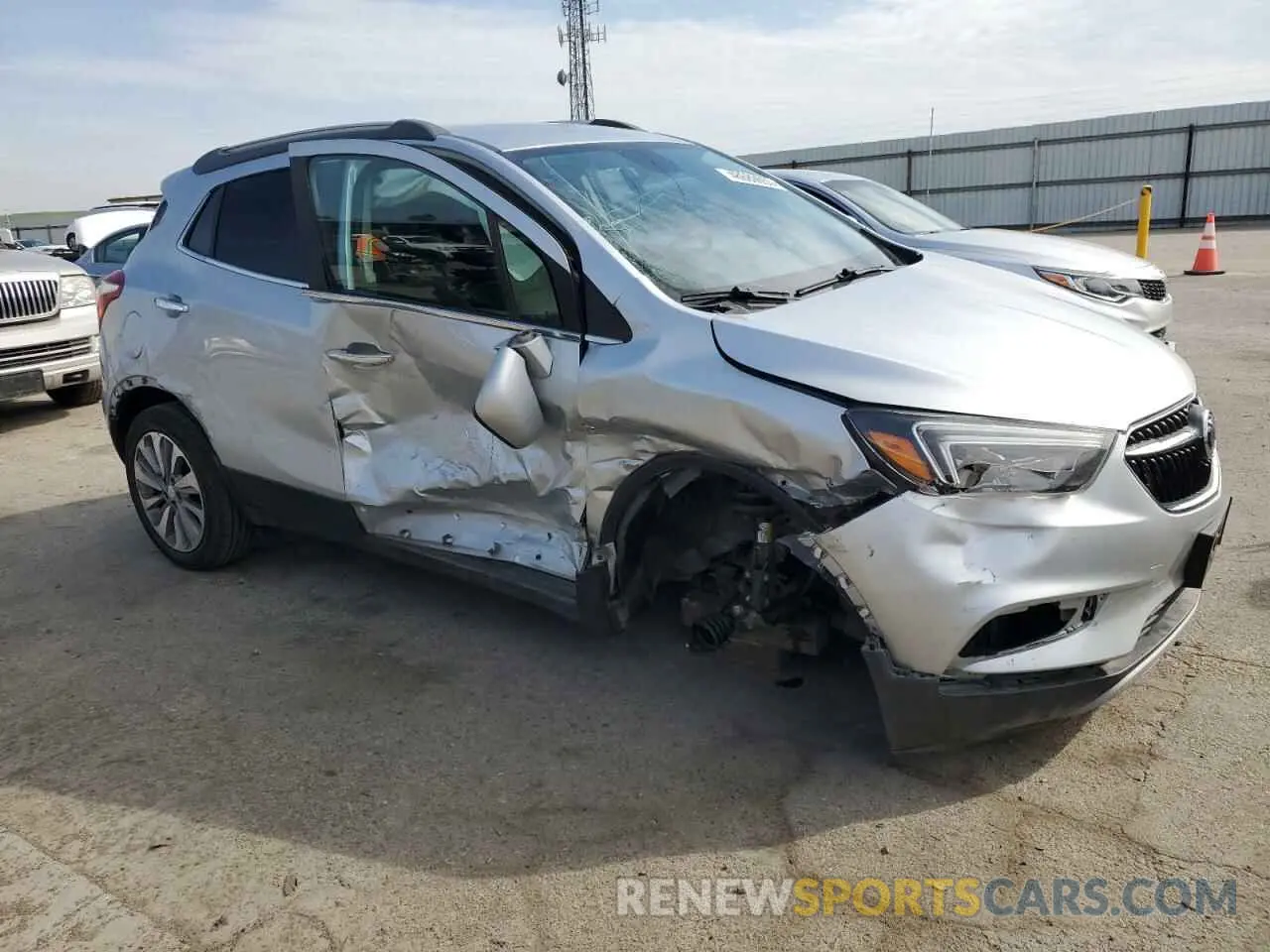 4 fotografías del automóvil dañado KL4CJASB3LB023435 BUICK ENCORE 2020
