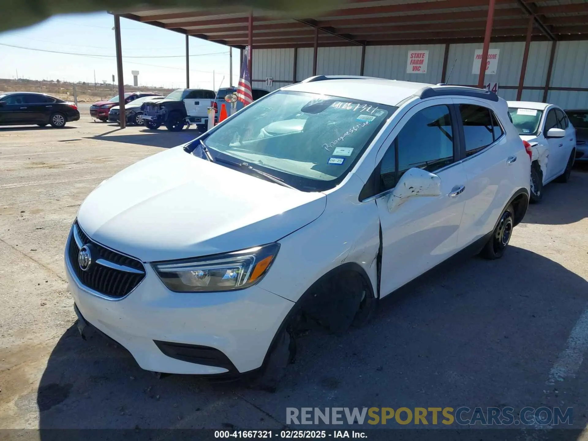 6 fotografías del automóvil dañado KL4CJASB3LB028117 BUICK ENCORE 2020
