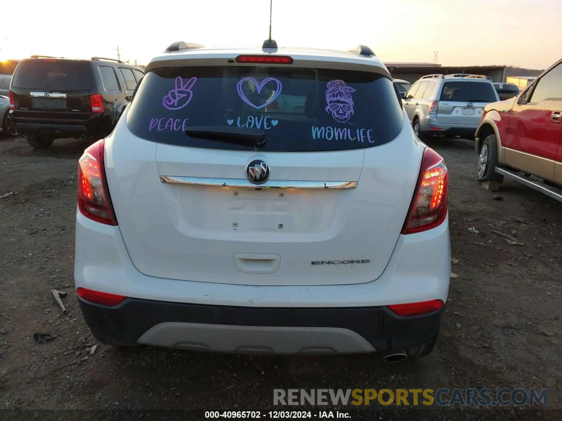 16 fotografías del automóvil dañado KL4CJASB3LB085630 BUICK ENCORE 2020