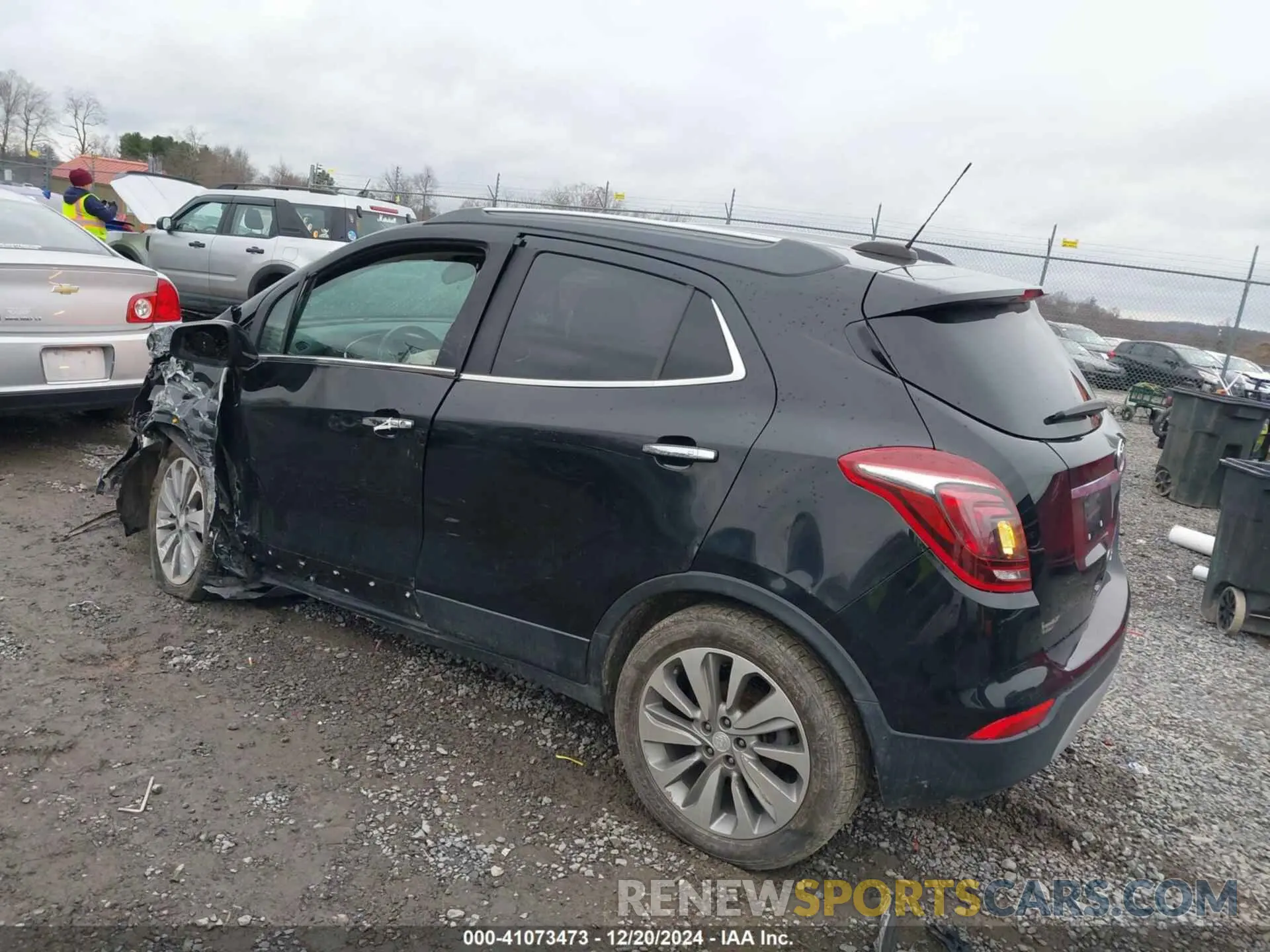 3 fotografías del automóvil dañado KL4CJASB4LB003789 BUICK ENCORE 2020