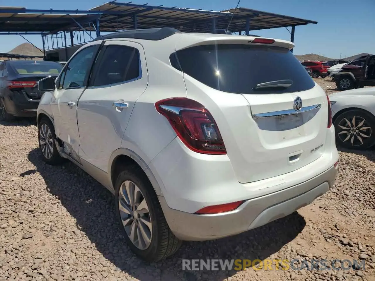 2 fotografías del automóvil dañado KL4CJASB4LB015442 BUICK ENCORE 2020