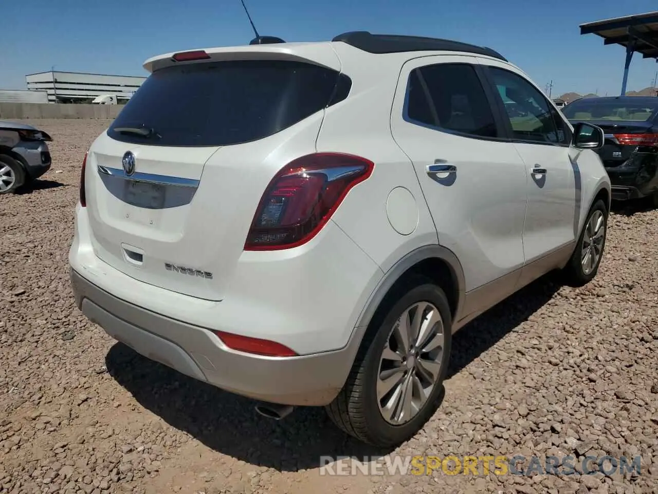 3 fotografías del automóvil dañado KL4CJASB4LB015442 BUICK ENCORE 2020
