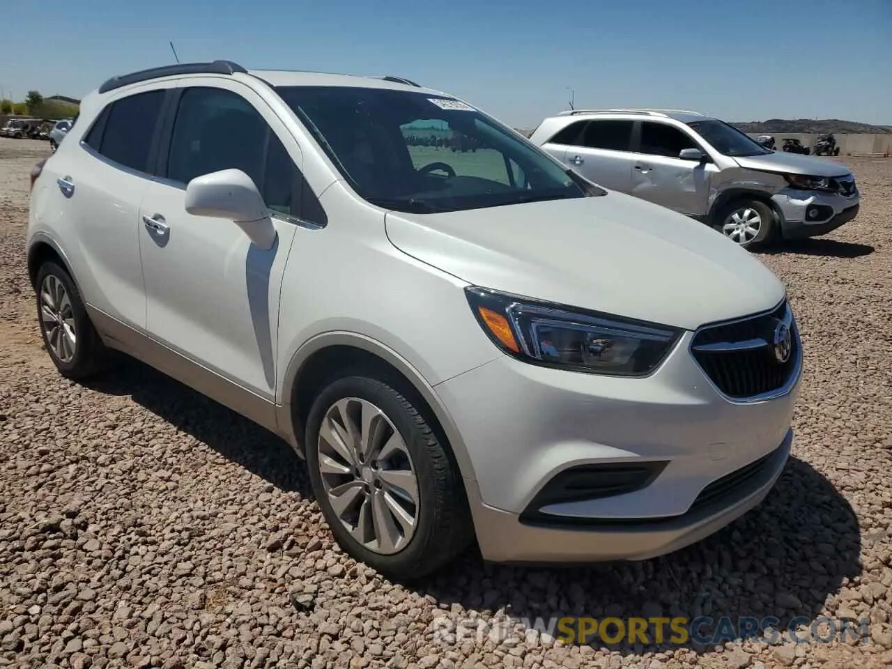 4 fotografías del automóvil dañado KL4CJASB4LB015442 BUICK ENCORE 2020