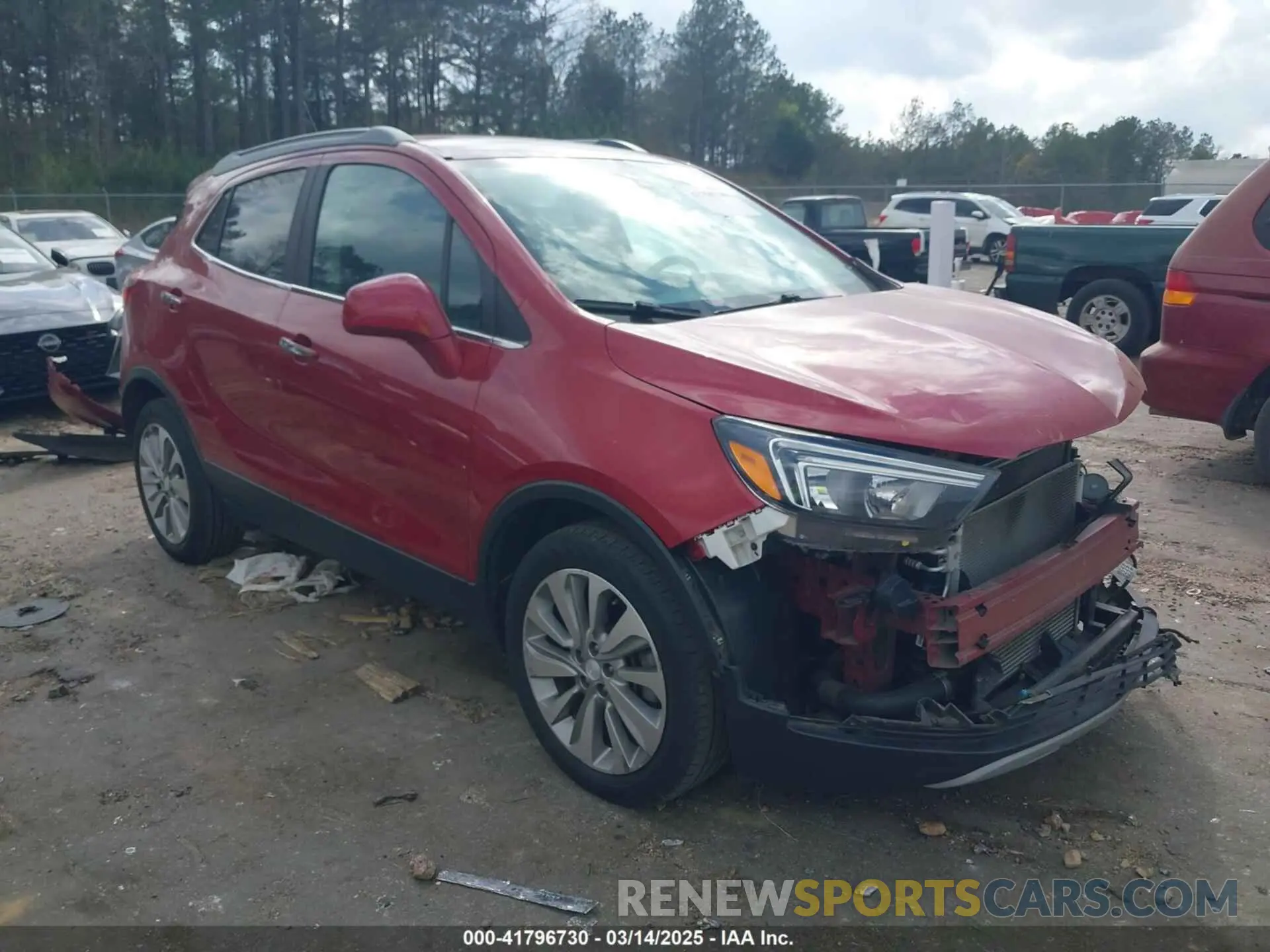 1 fotografías del automóvil dañado KL4CJASB5LB065394 BUICK ENCORE 2020