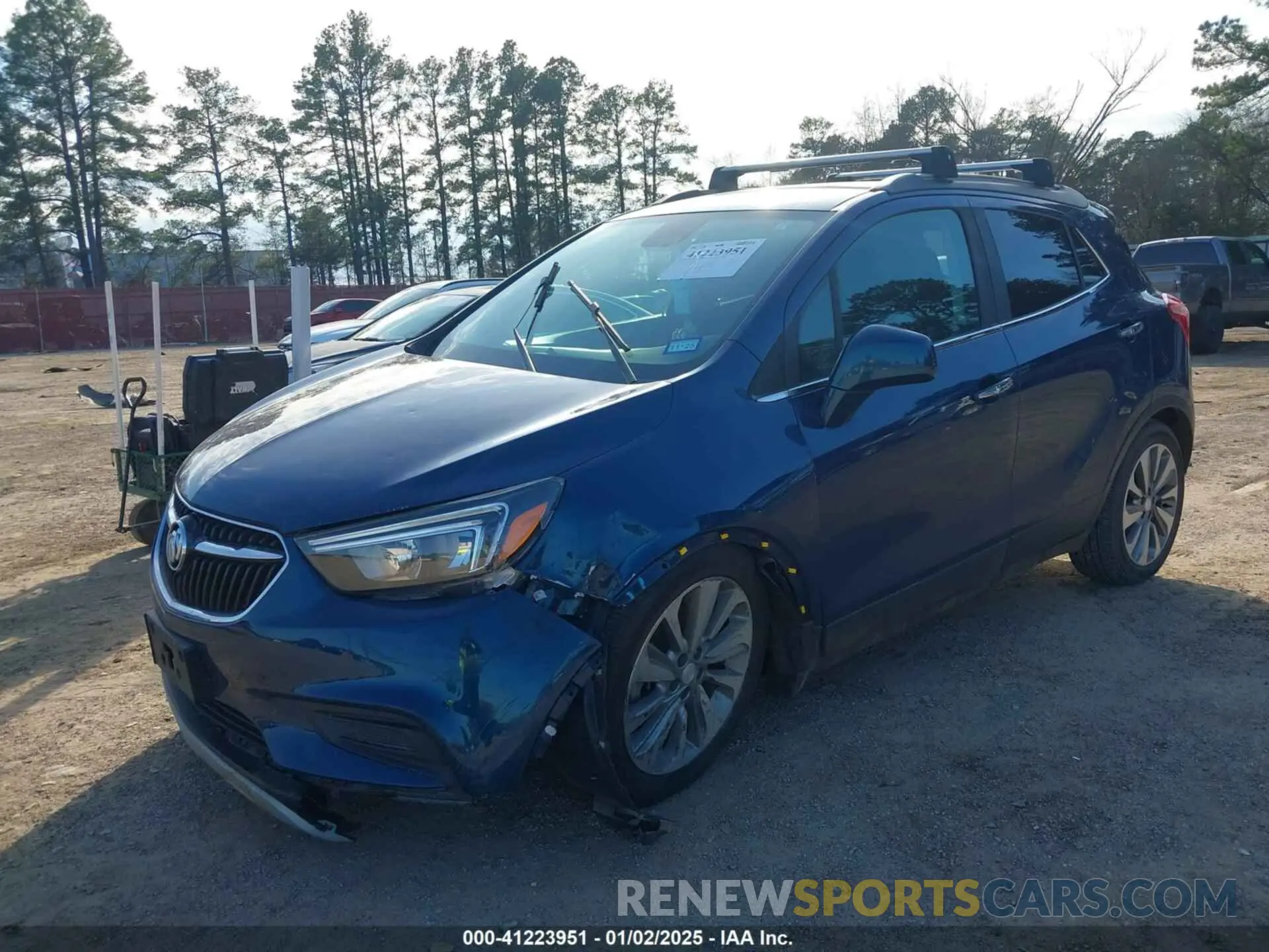 2 fotografías del automóvil dañado KL4CJASB6LB020660 BUICK ENCORE 2020