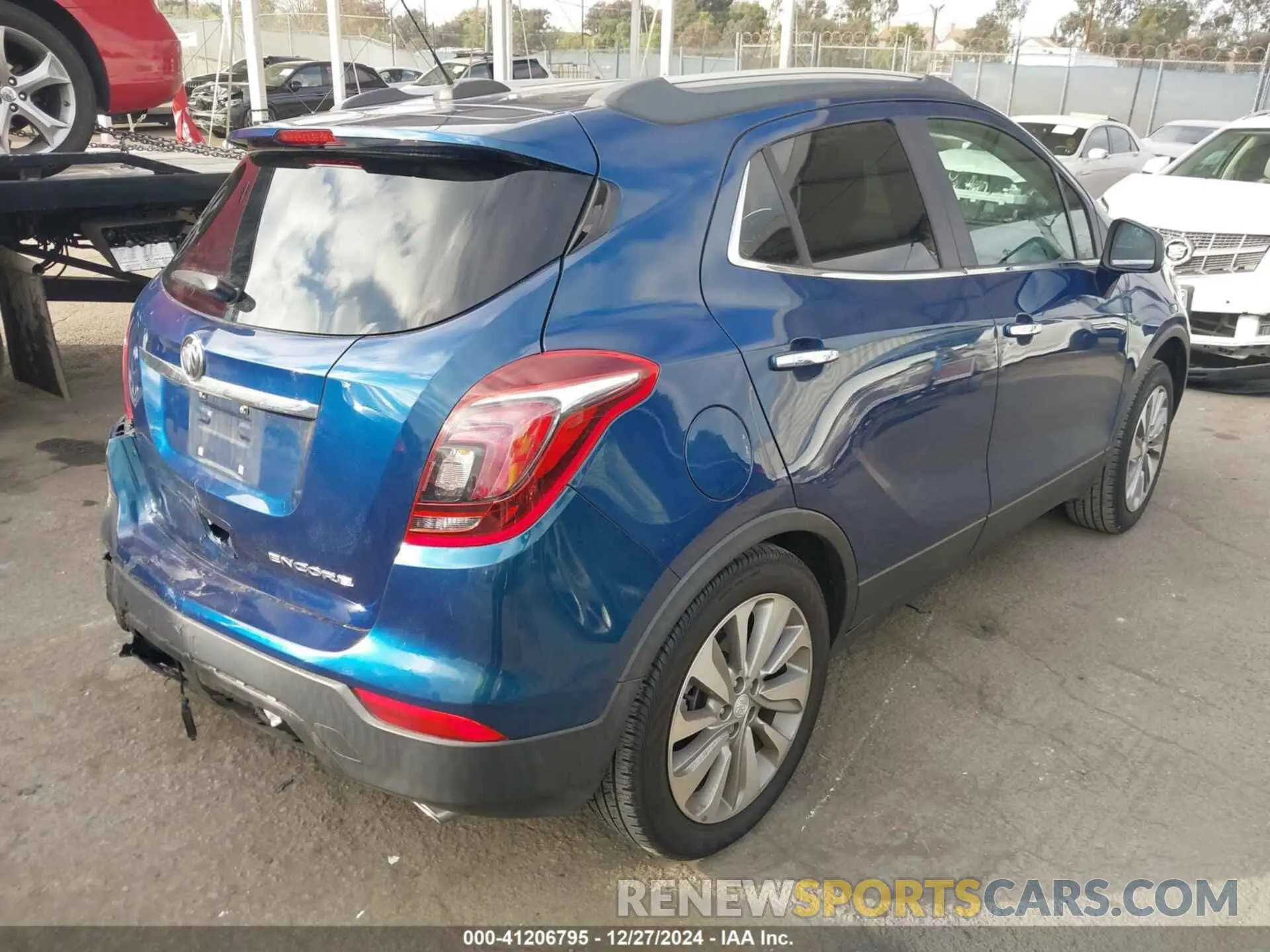4 fotografías del automóvil dañado KL4CJASB6LB046479 BUICK ENCORE 2020