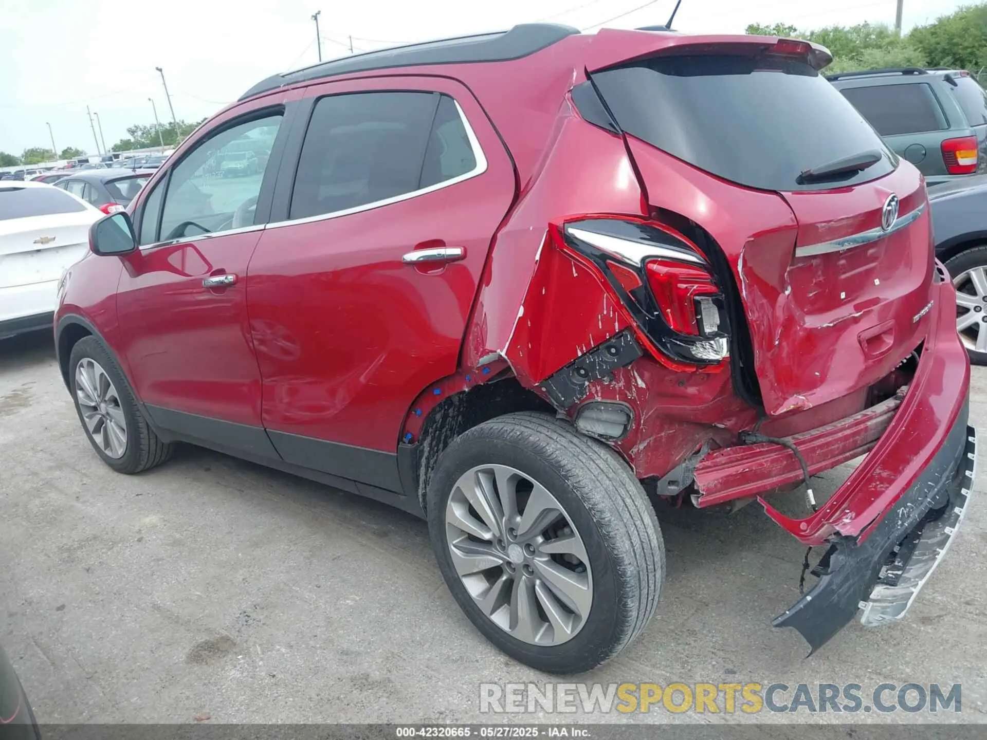 14 fotografías del automóvil dañado KL4CJASB7LB031232 BUICK ENCORE 2020