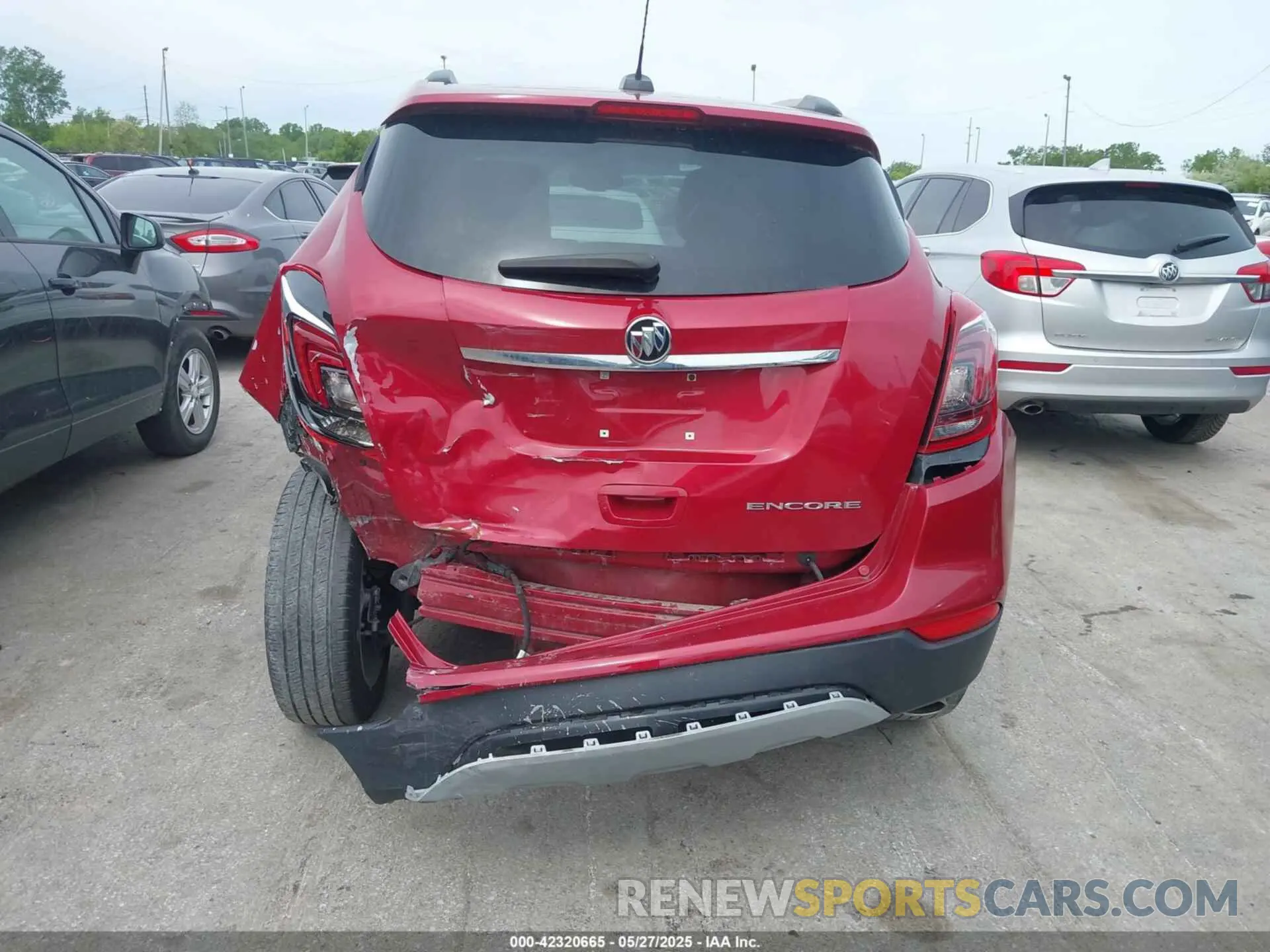 16 fotografías del automóvil dañado KL4CJASB7LB031232 BUICK ENCORE 2020