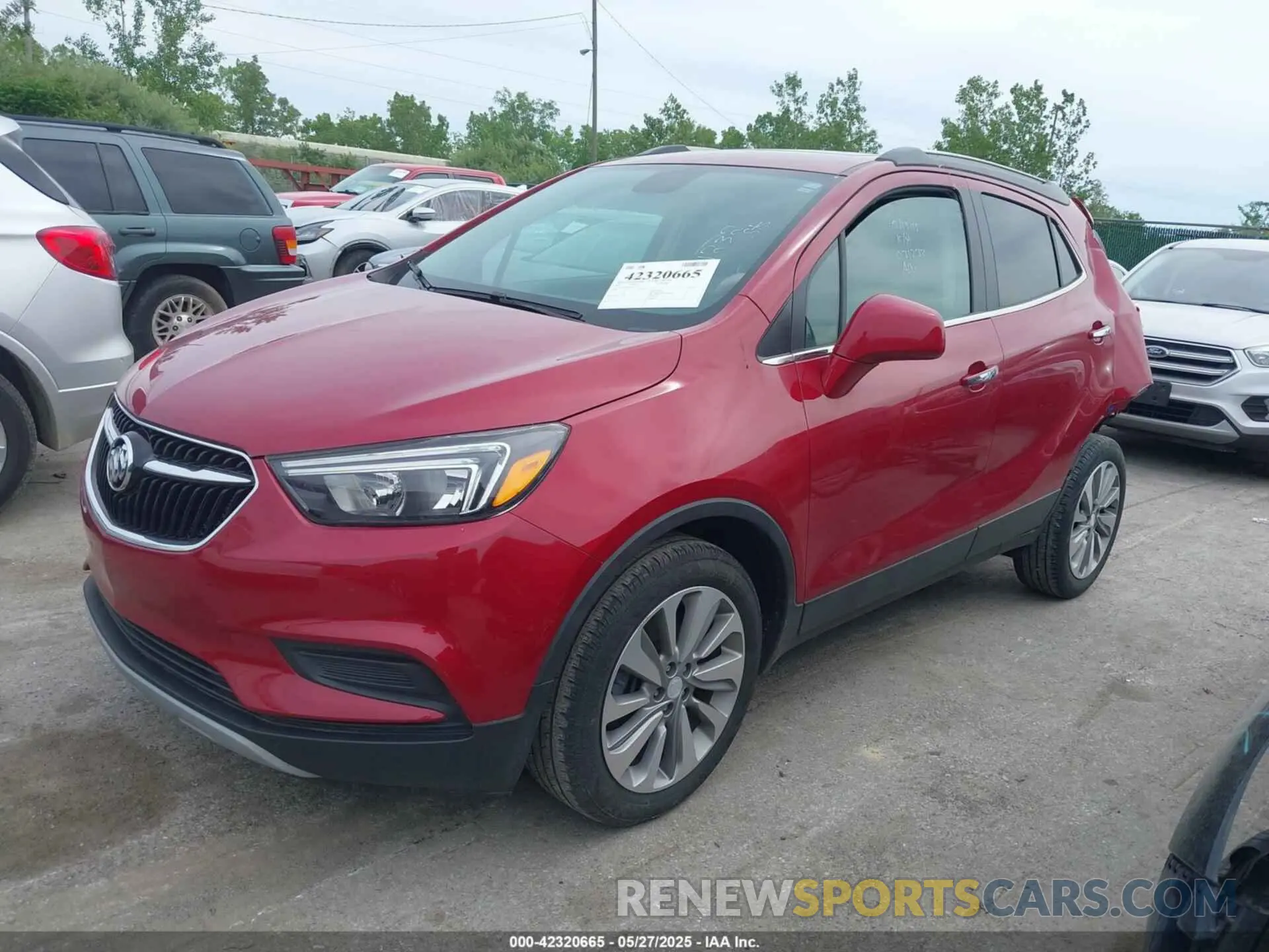 2 fotografías del automóvil dañado KL4CJASB7LB031232 BUICK ENCORE 2020