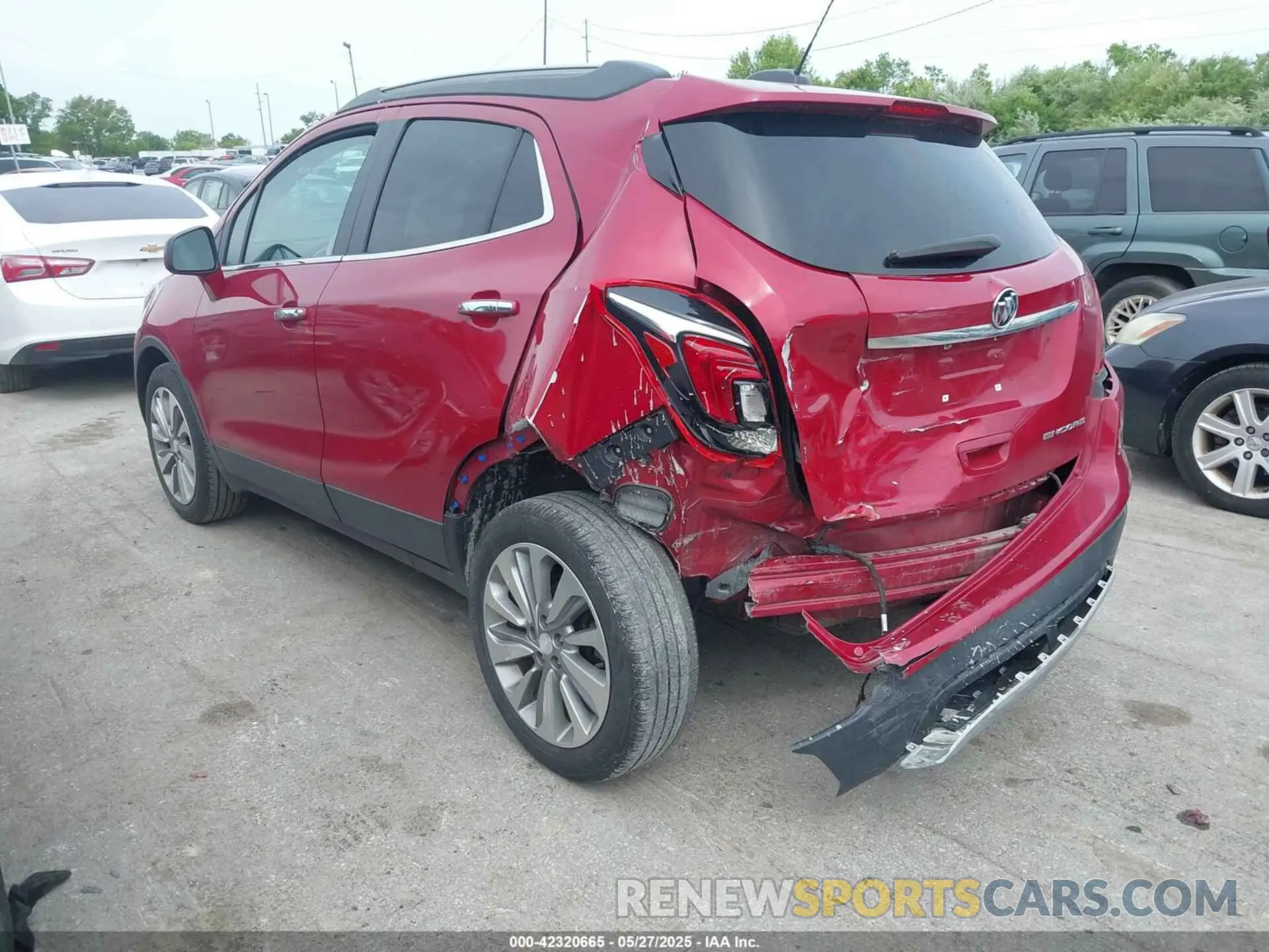 3 fotografías del automóvil dañado KL4CJASB7LB031232 BUICK ENCORE 2020
