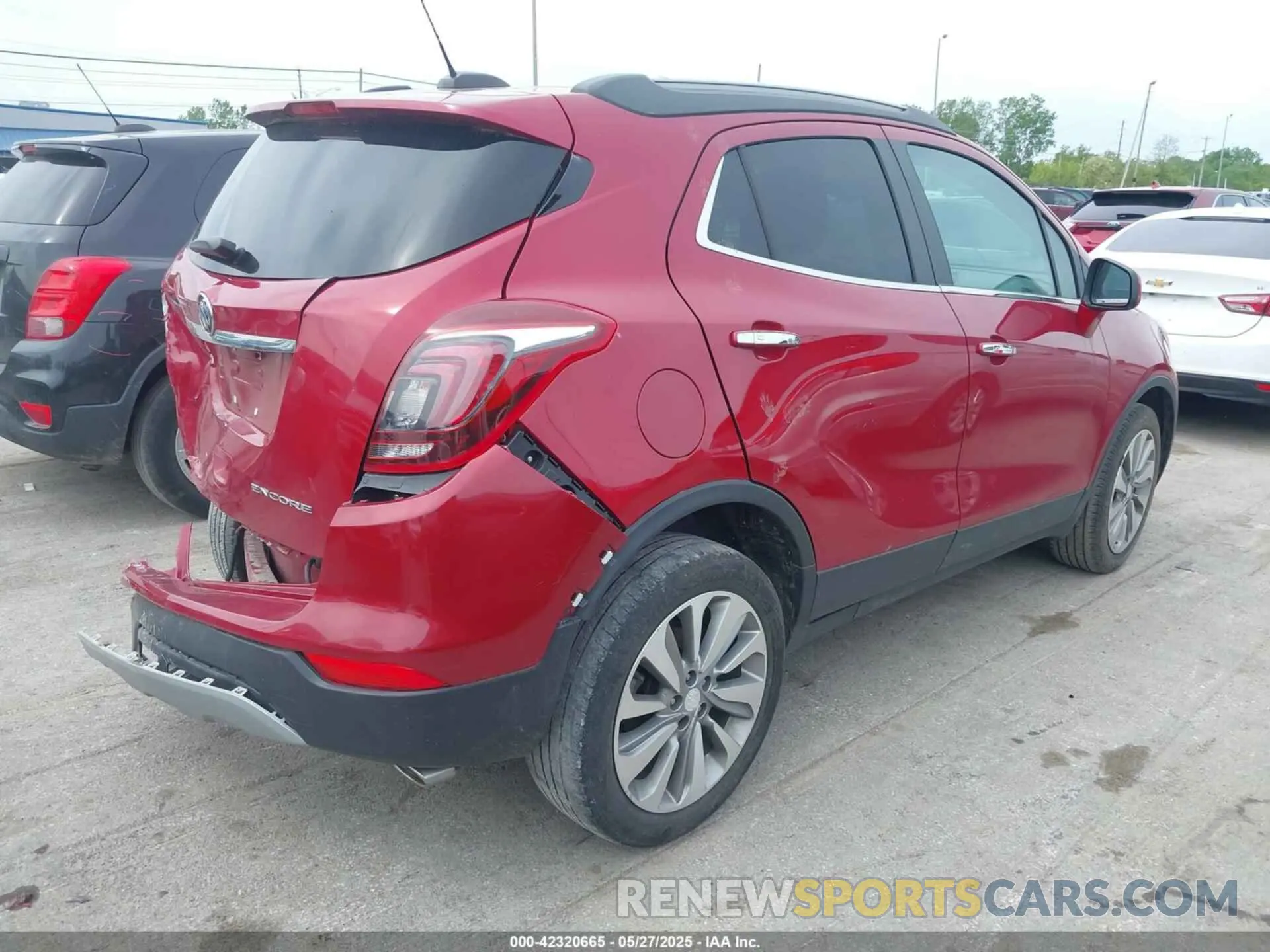4 fotografías del automóvil dañado KL4CJASB7LB031232 BUICK ENCORE 2020