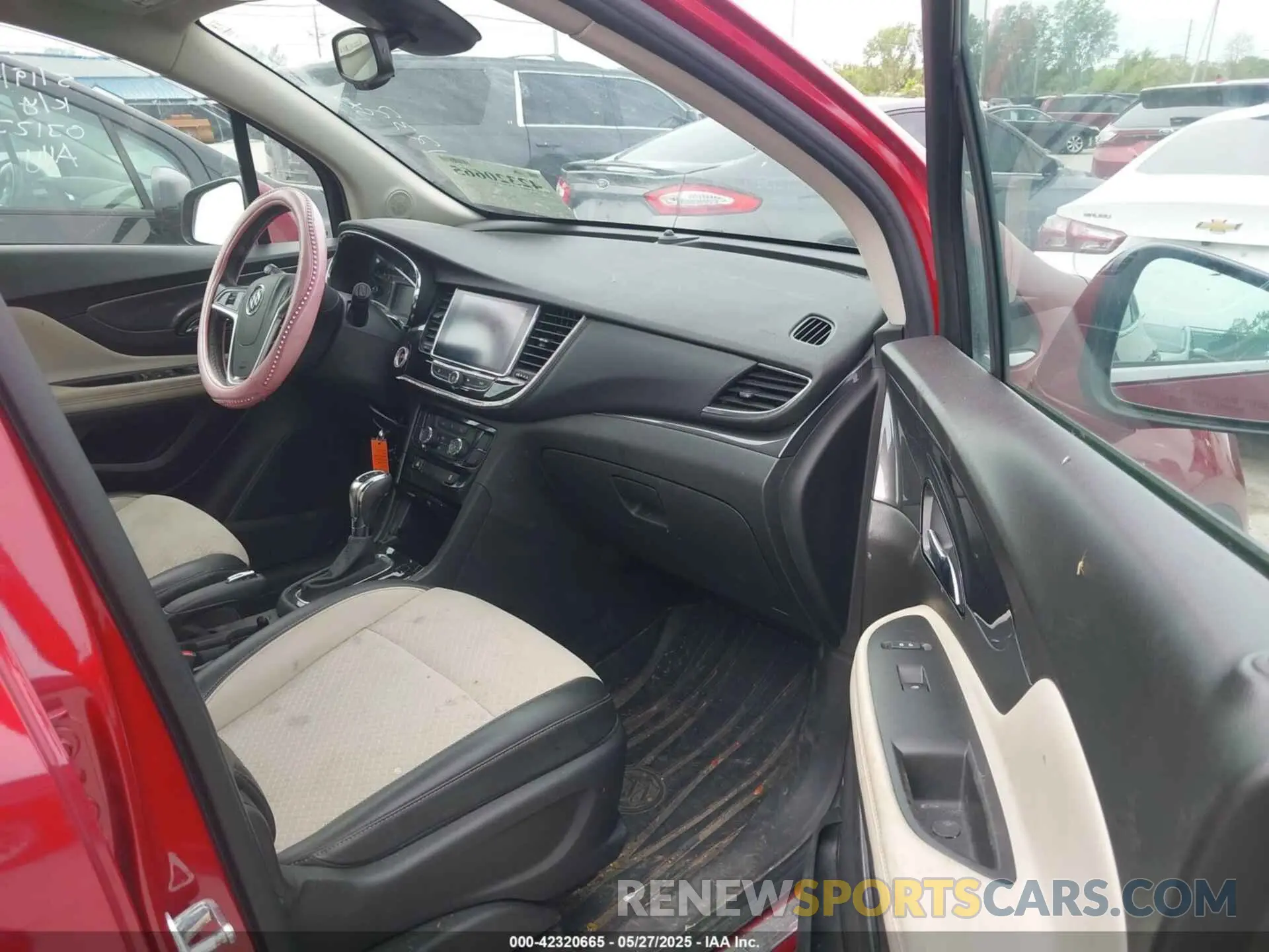 5 fotografías del automóvil dañado KL4CJASB7LB031232 BUICK ENCORE 2020