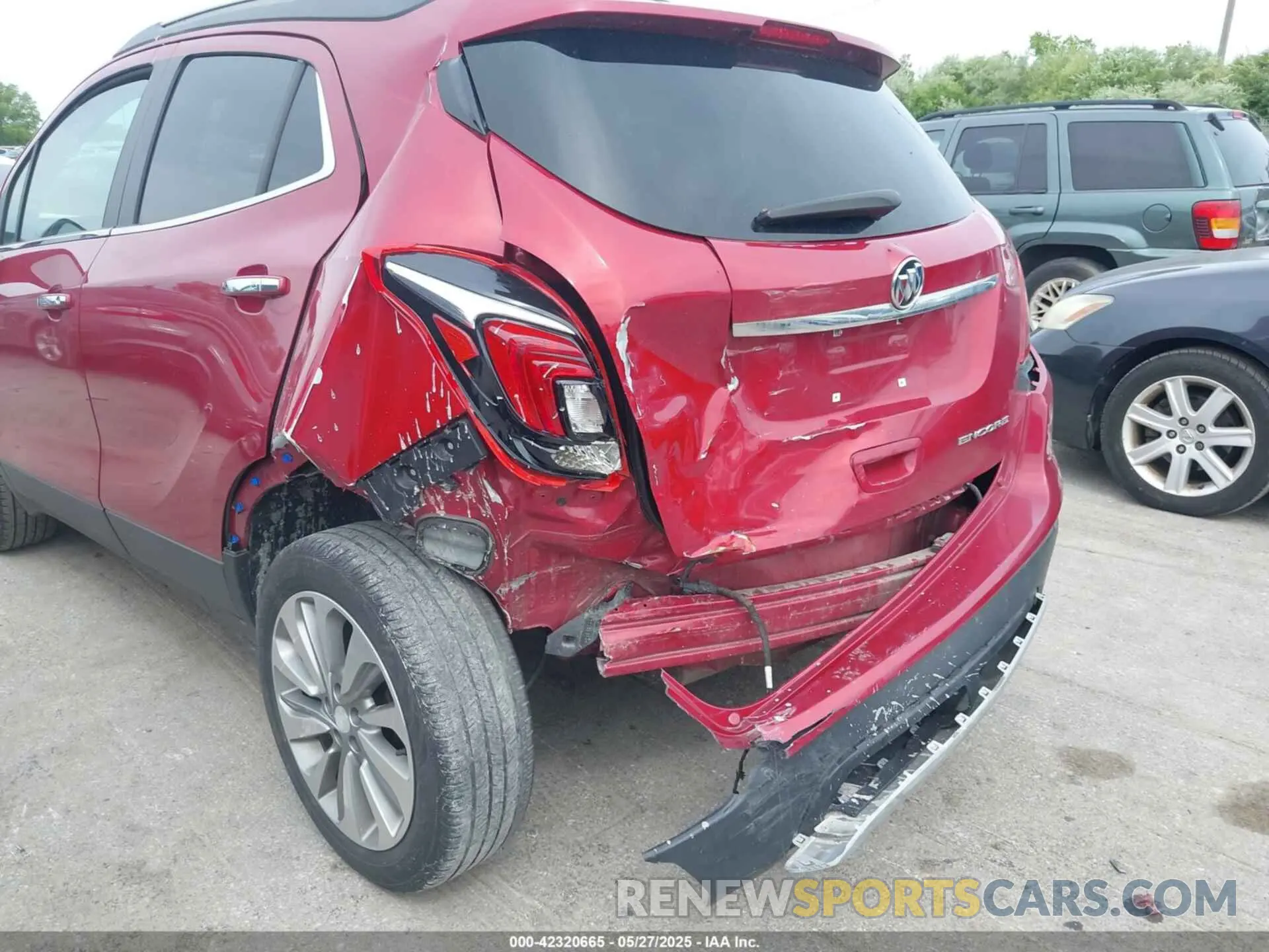 6 fotografías del automóvil dañado KL4CJASB7LB031232 BUICK ENCORE 2020